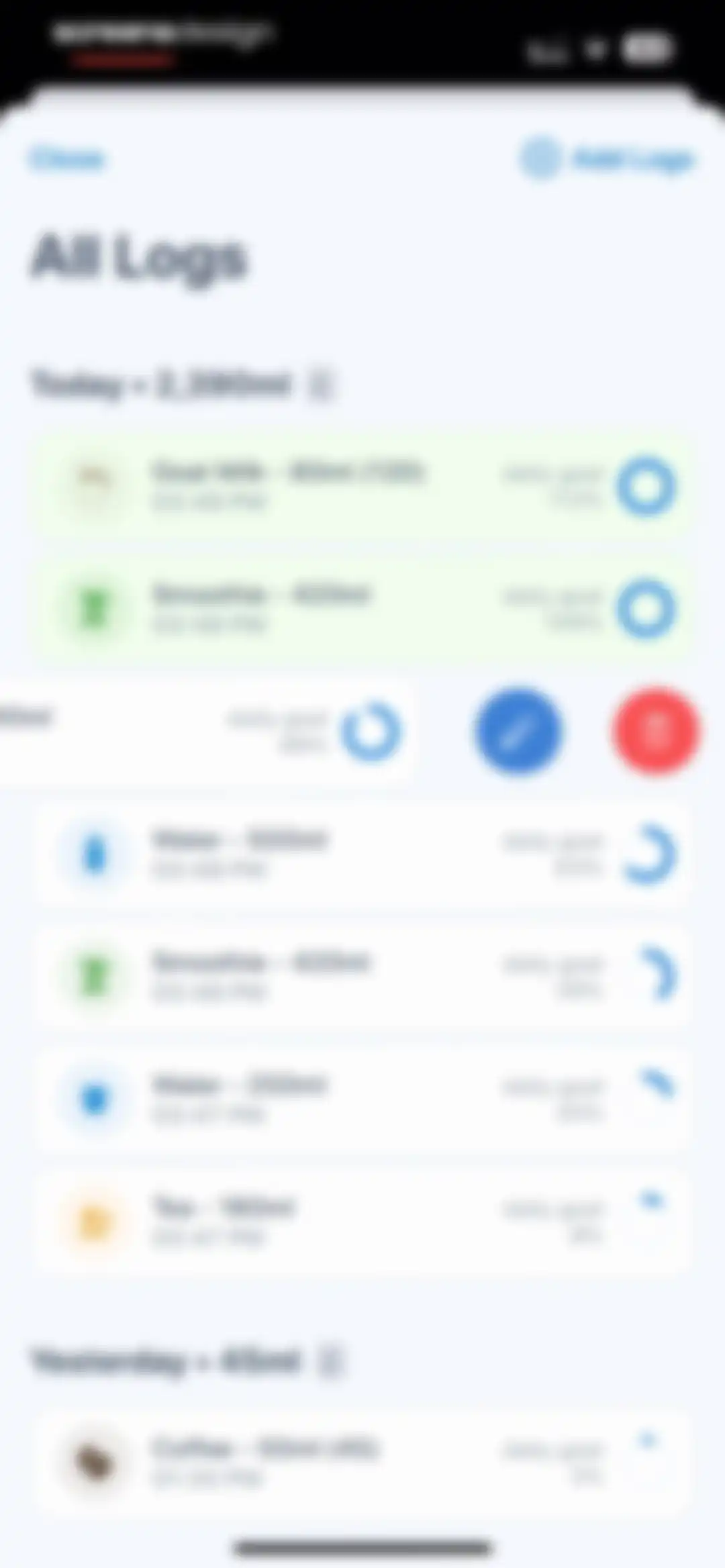 Water Tracker by WaterMinder® screen 50