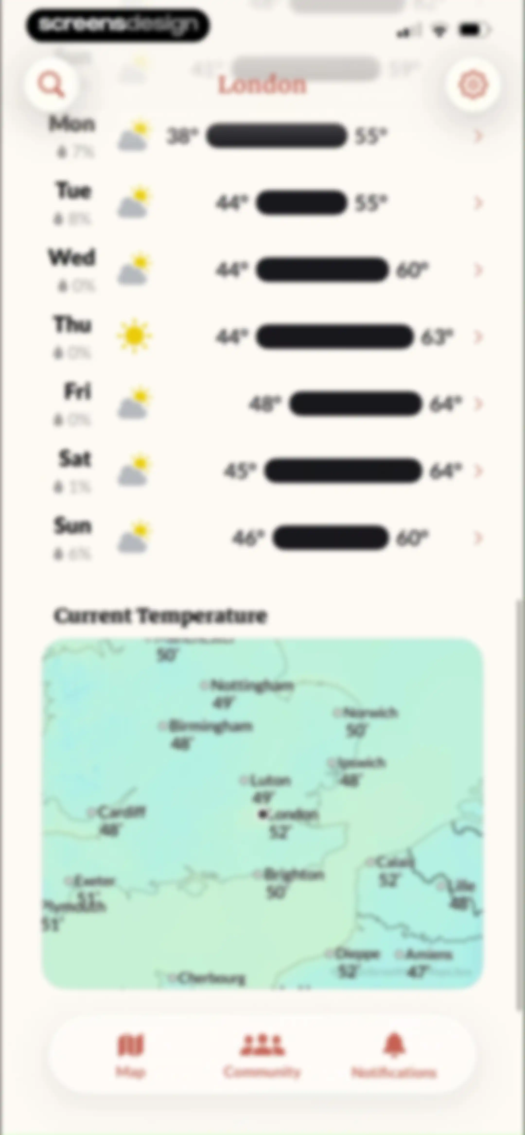 Acme Weather screen 61