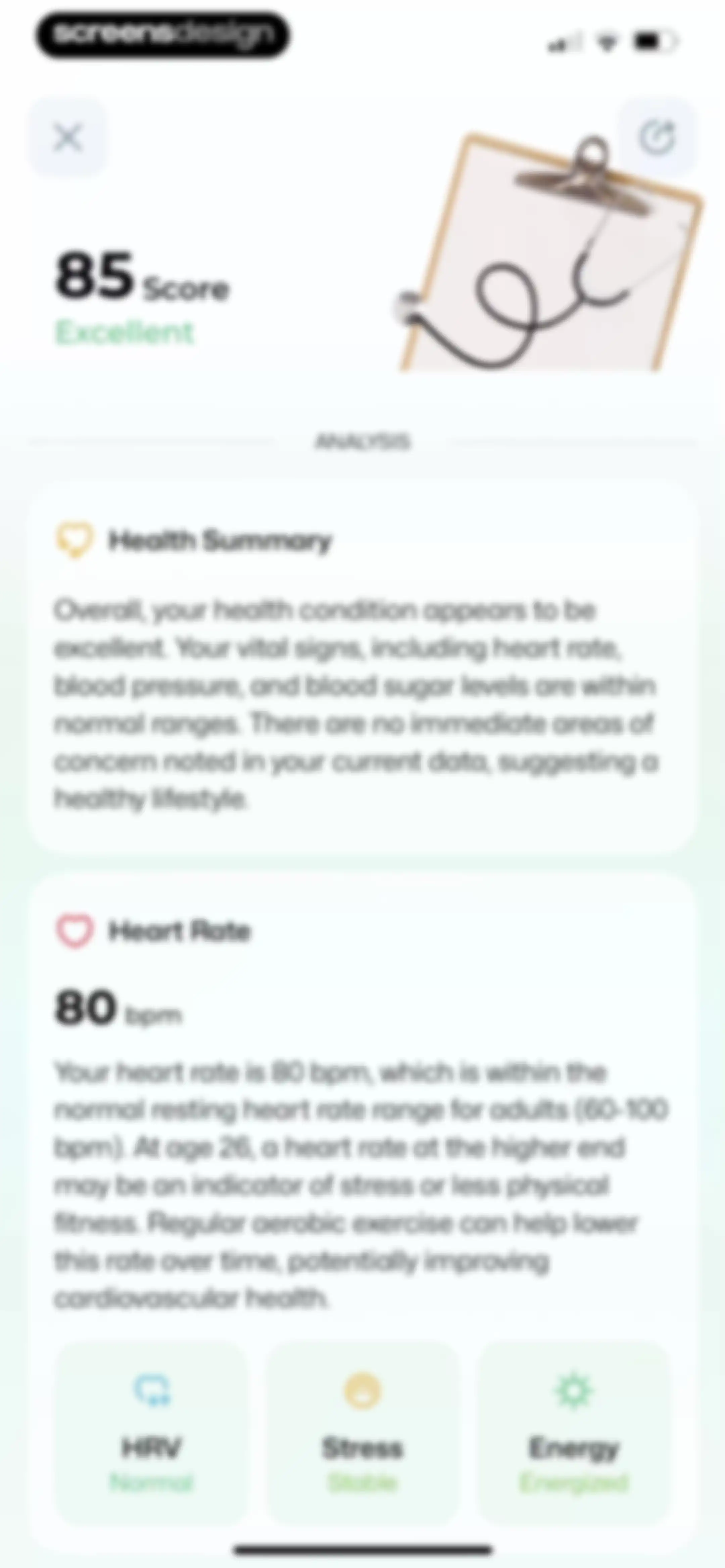 Wellance – AI Health & Balance screen 98