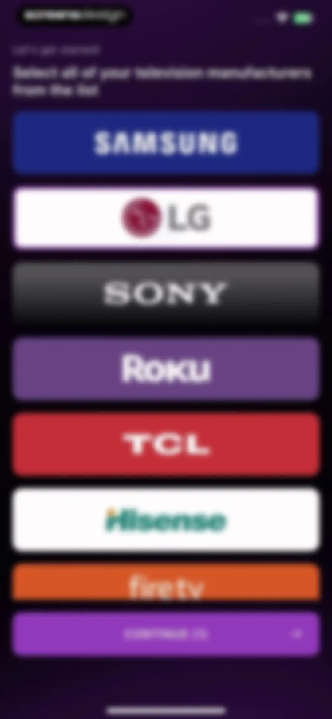 Connect TV Remote screen 4