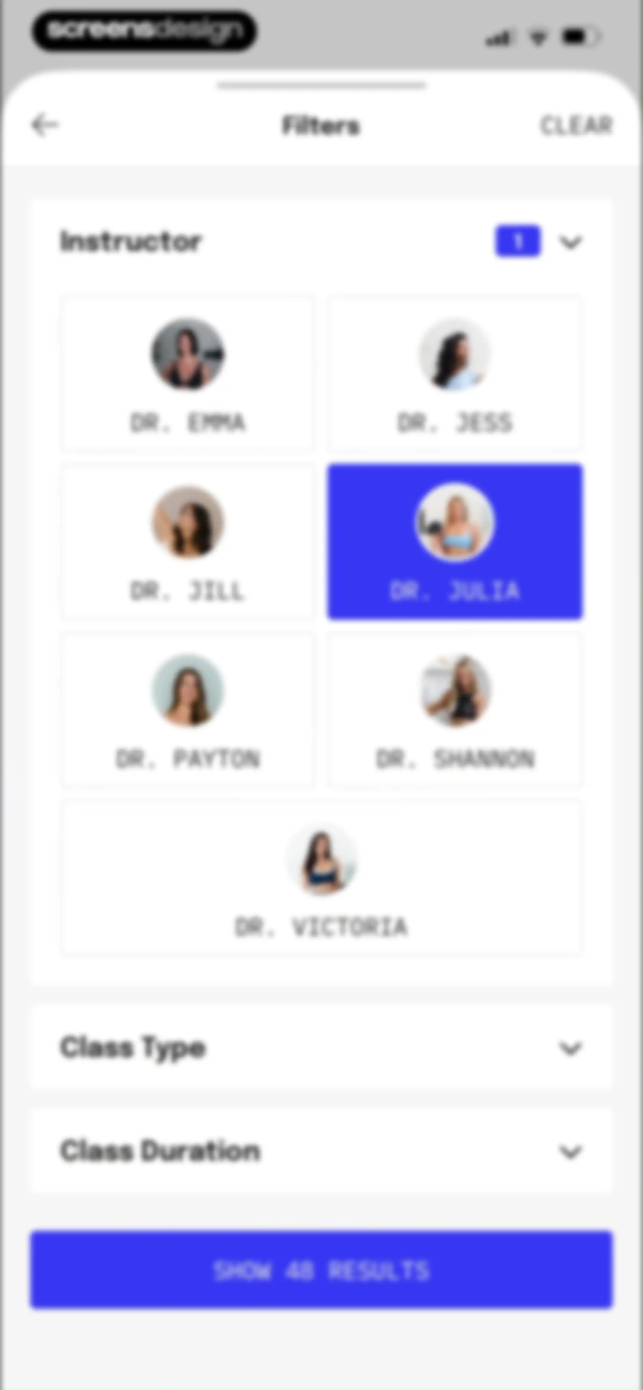 Evlo Fitness screen 47