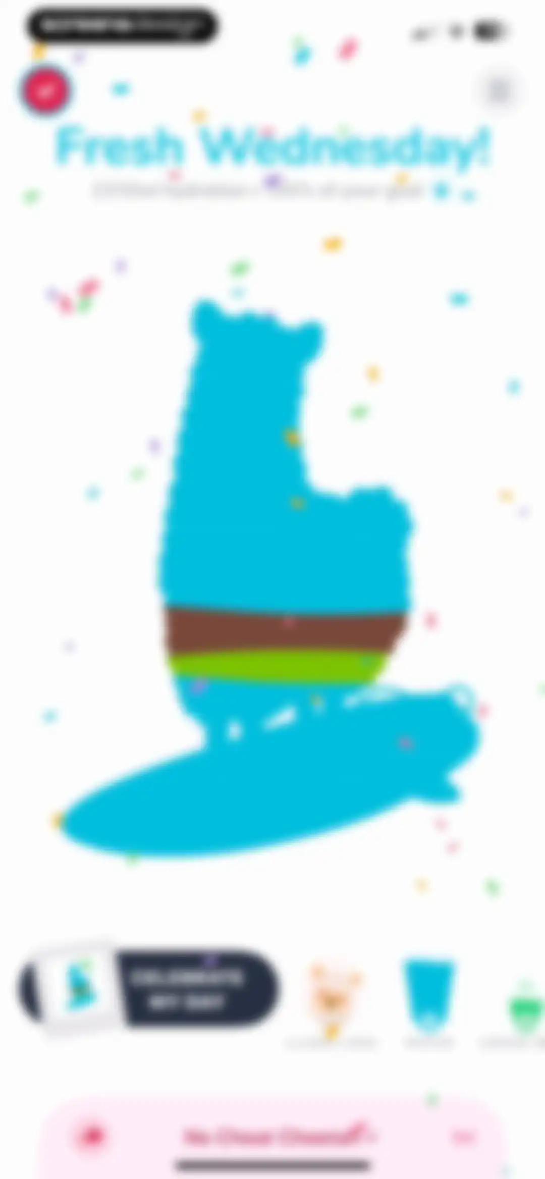 Water tracker Waterllama screen 59