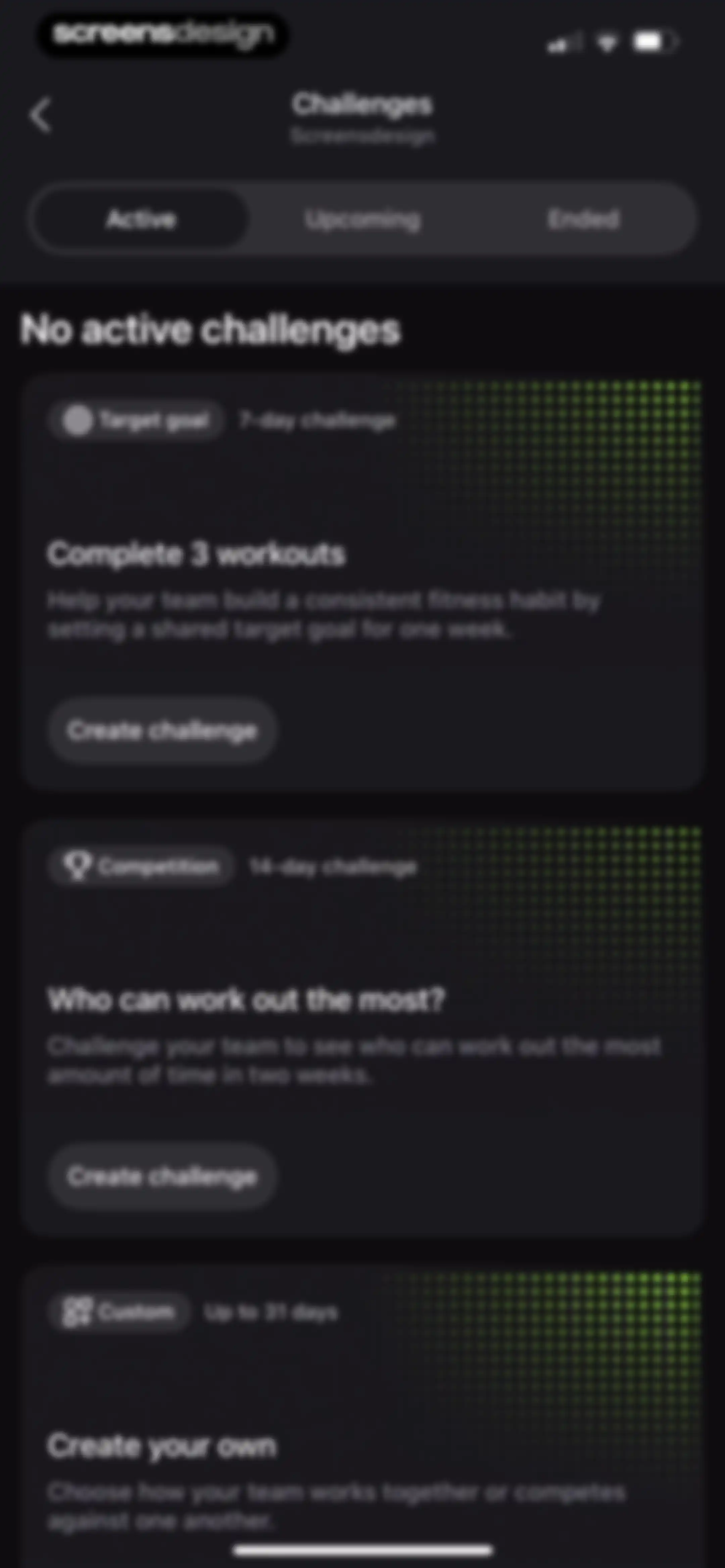 Peloton: Fitness & Workouts screen 205