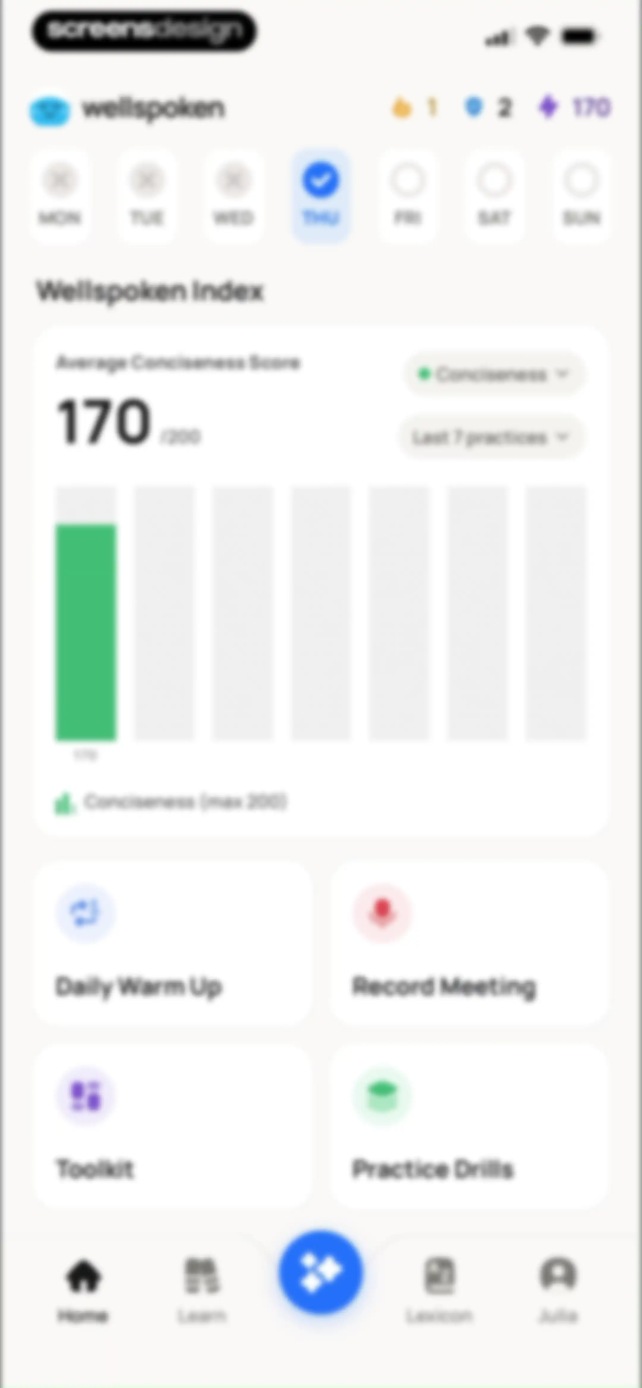 Wellspoken: Articulation Coach screen 148