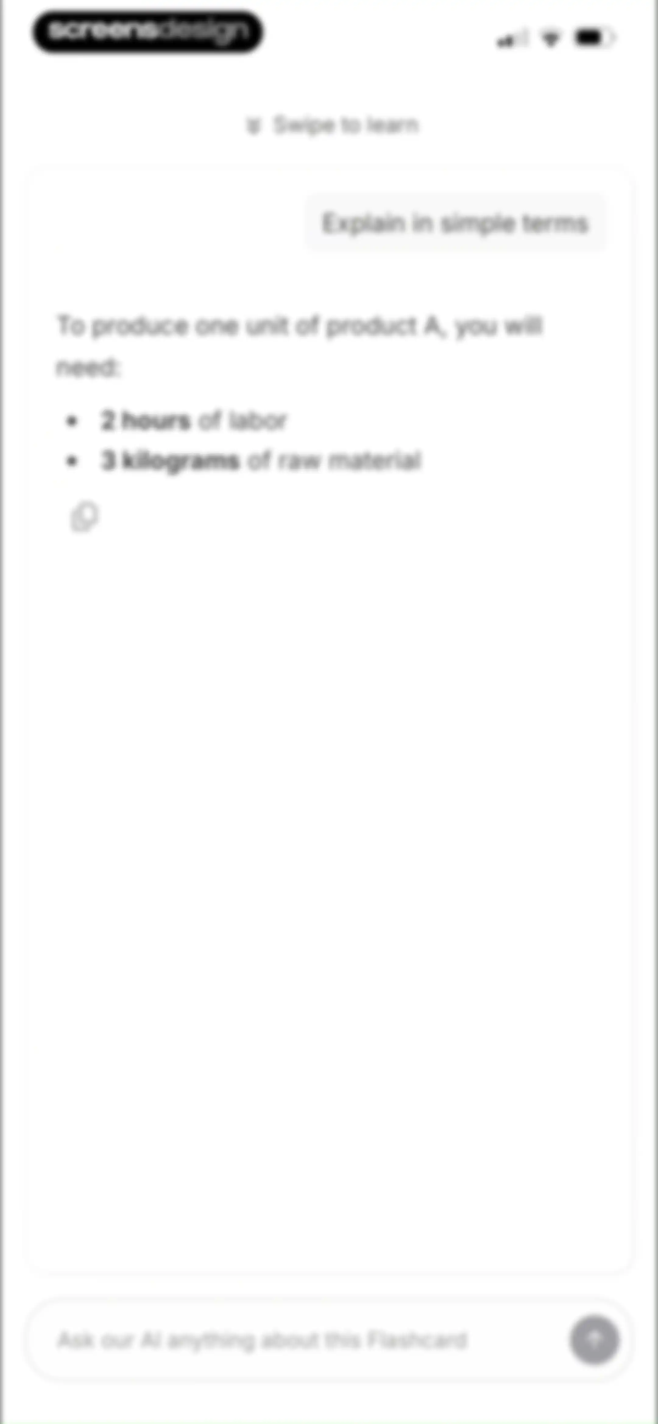 Retain Cards: AI Flashcards screen 138