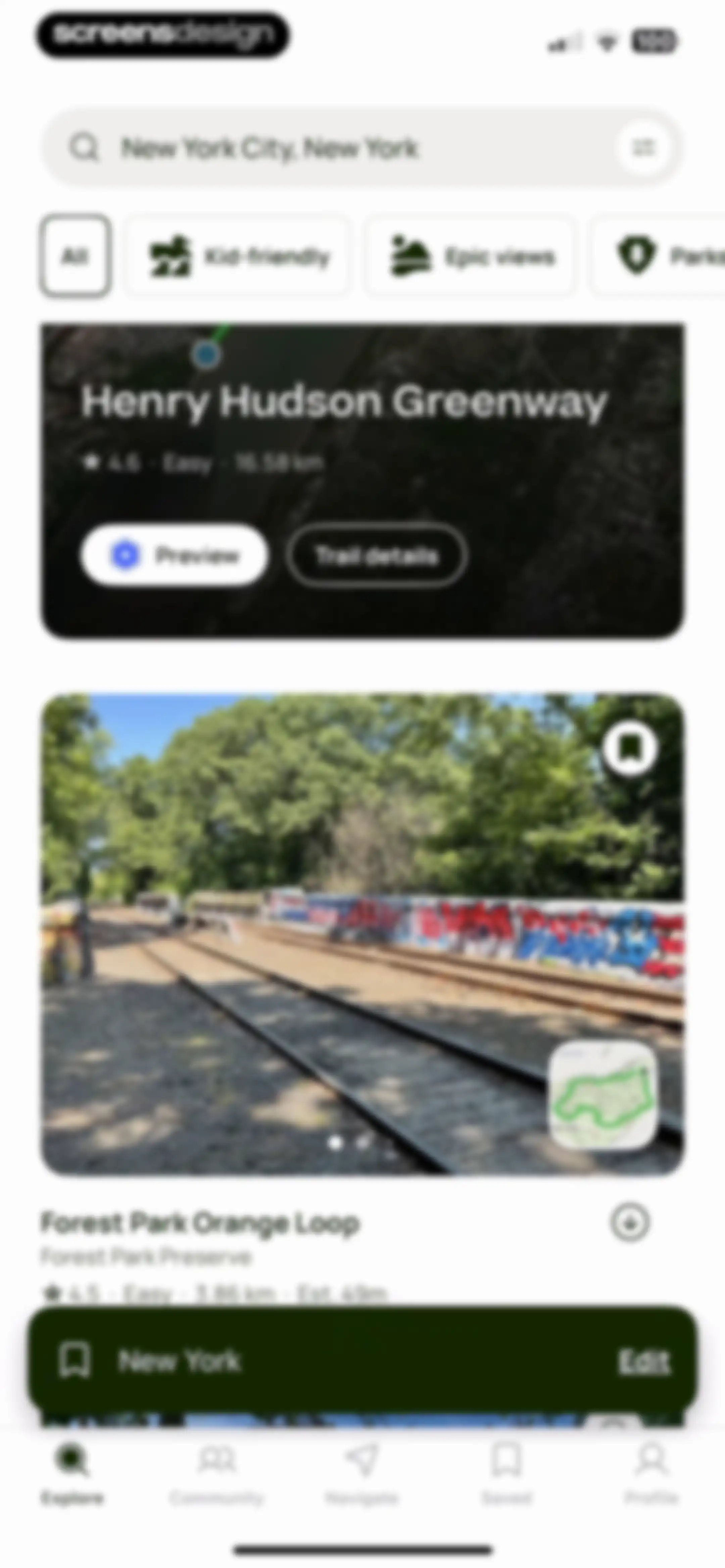 AllTrails: Hike, Bike & Run screen 96