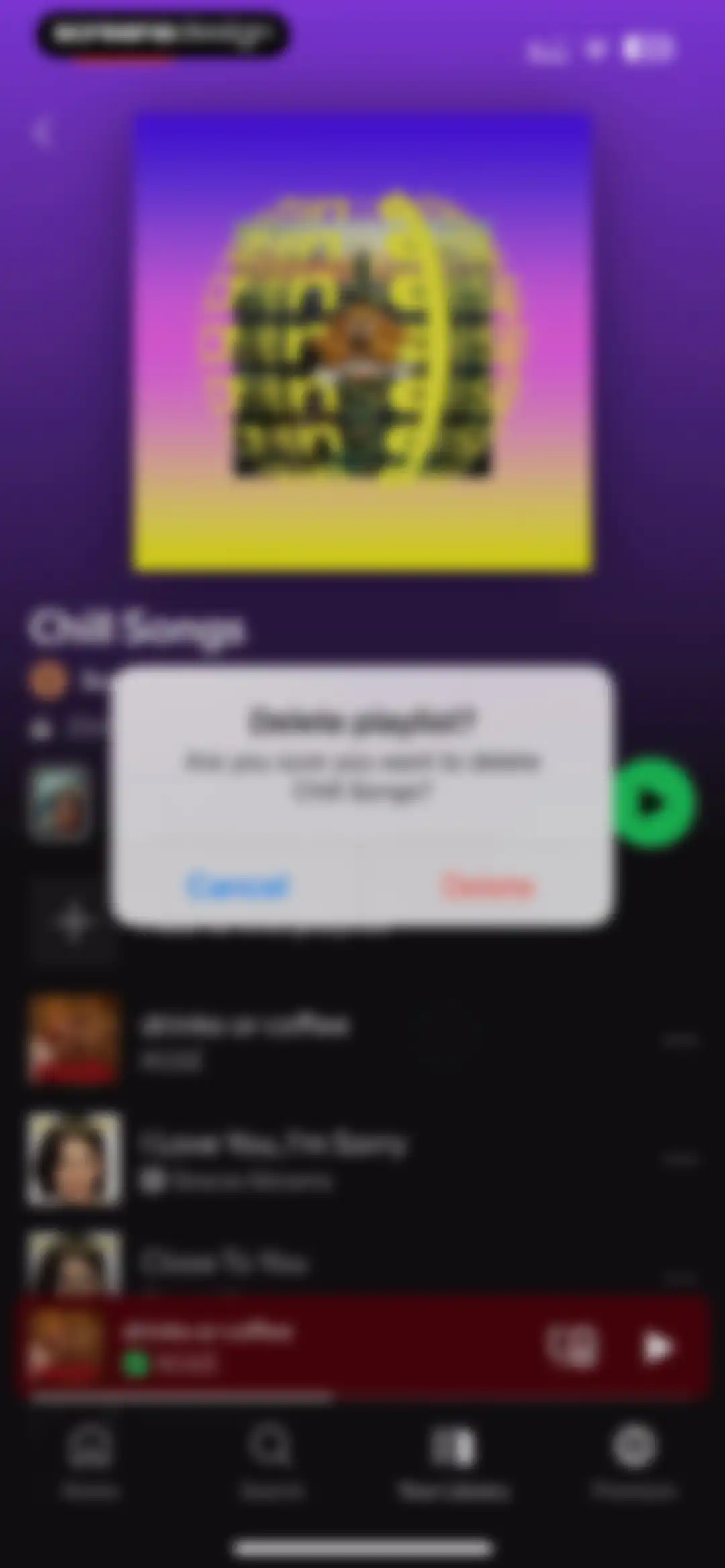 Spotify: Music and Podcasts screen 125