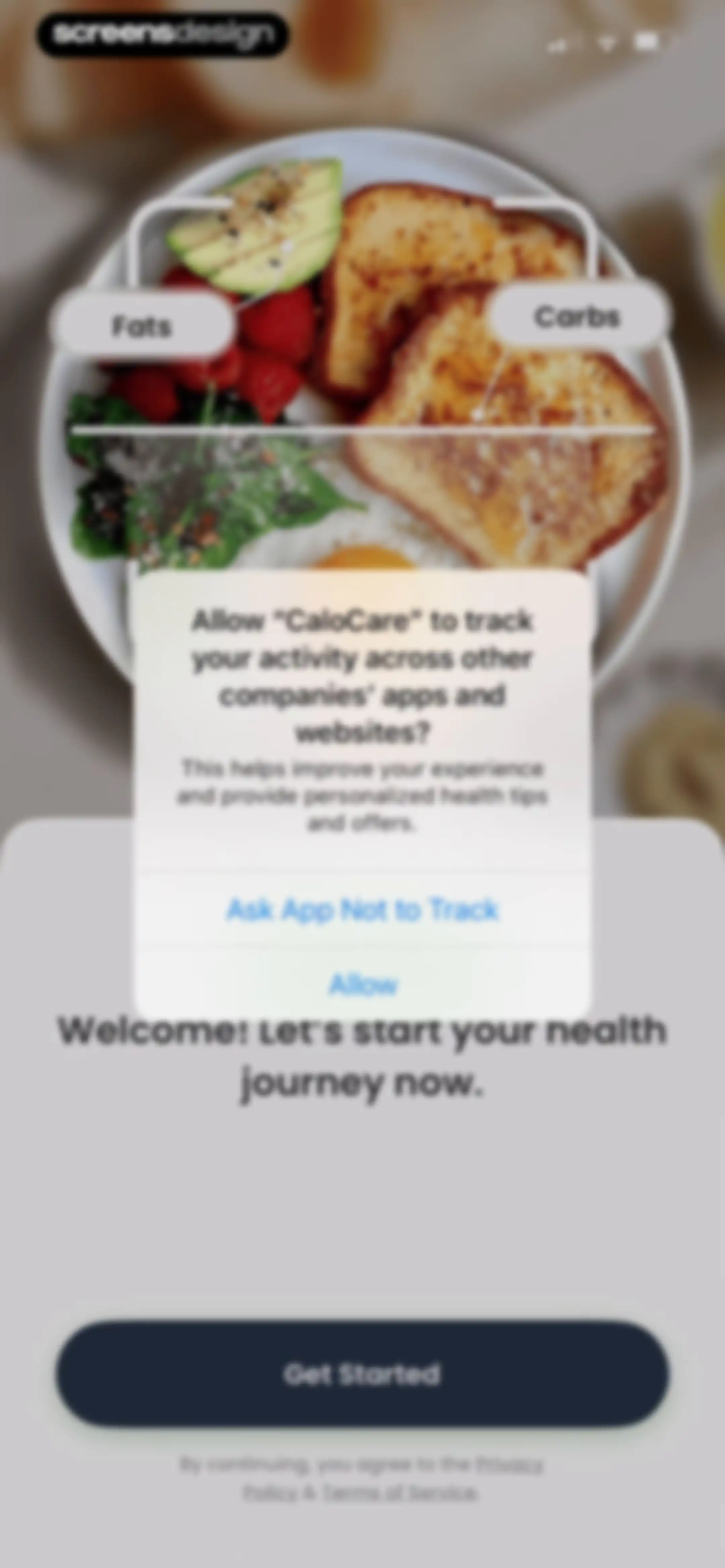 CaloCare: AI Calorie Counter screen 2