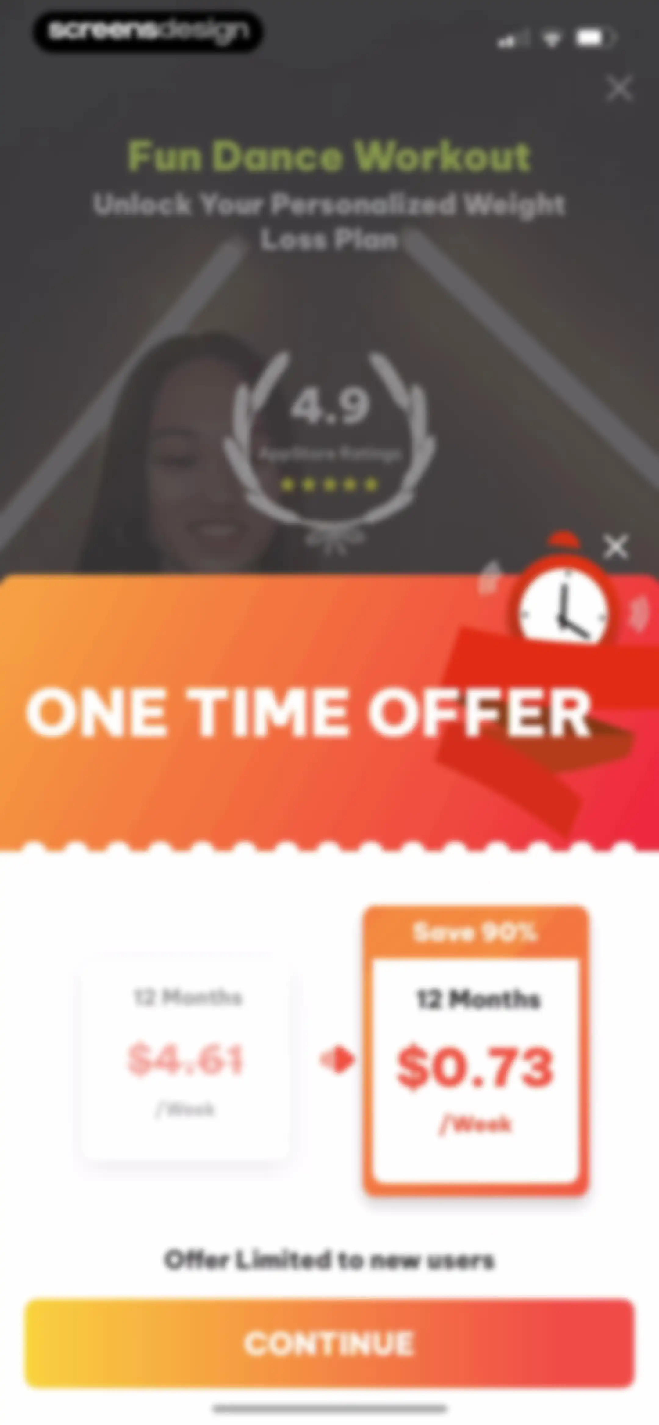 Dancefitme: Fun weight loss screen 41