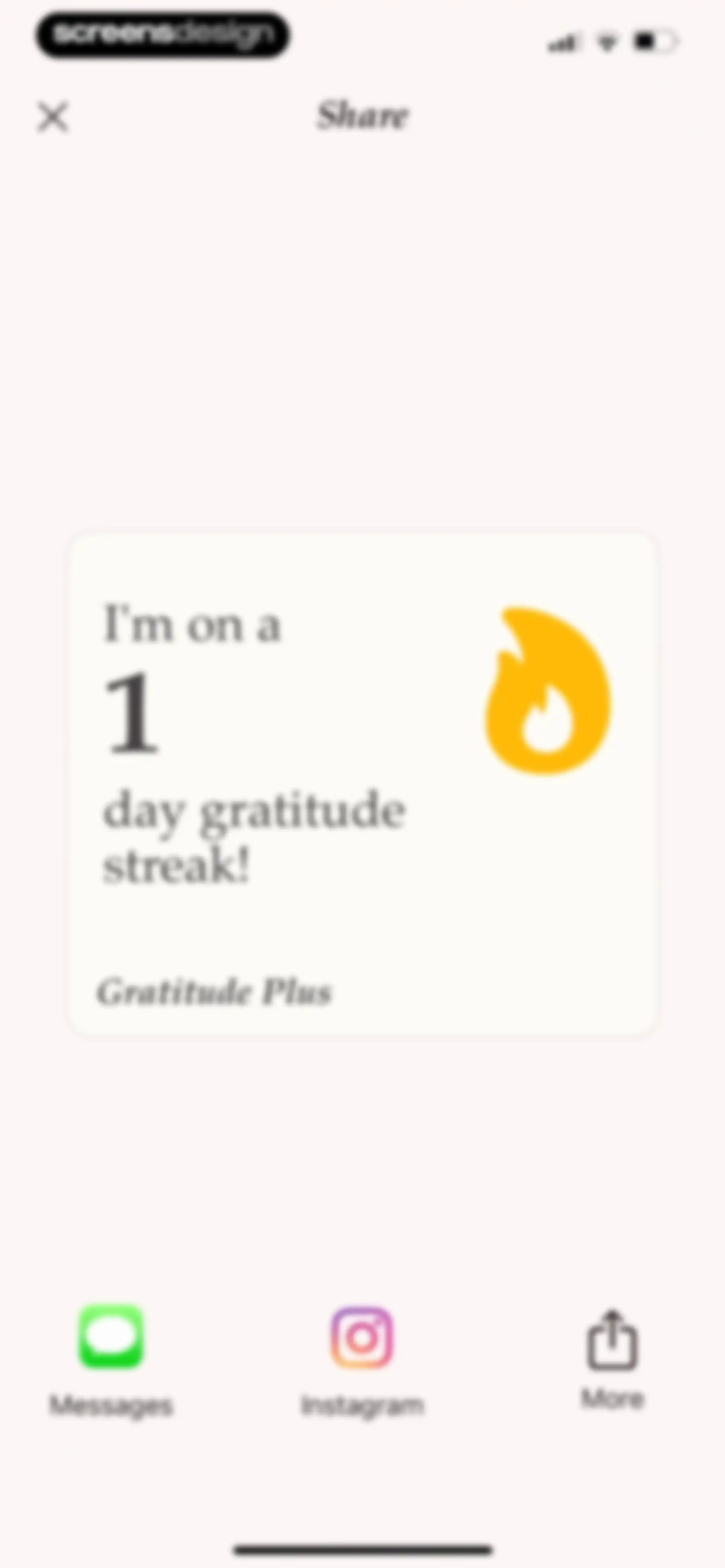 Gratitude Plus – Journal screen 159