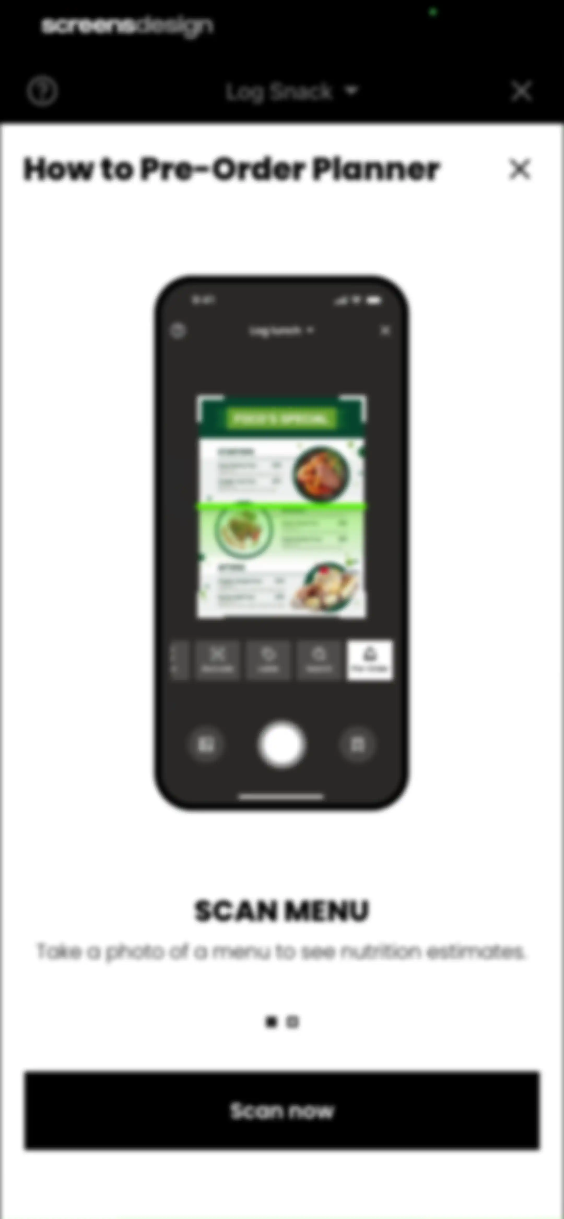 CalDiet - Food Analysis Pal screen 114
