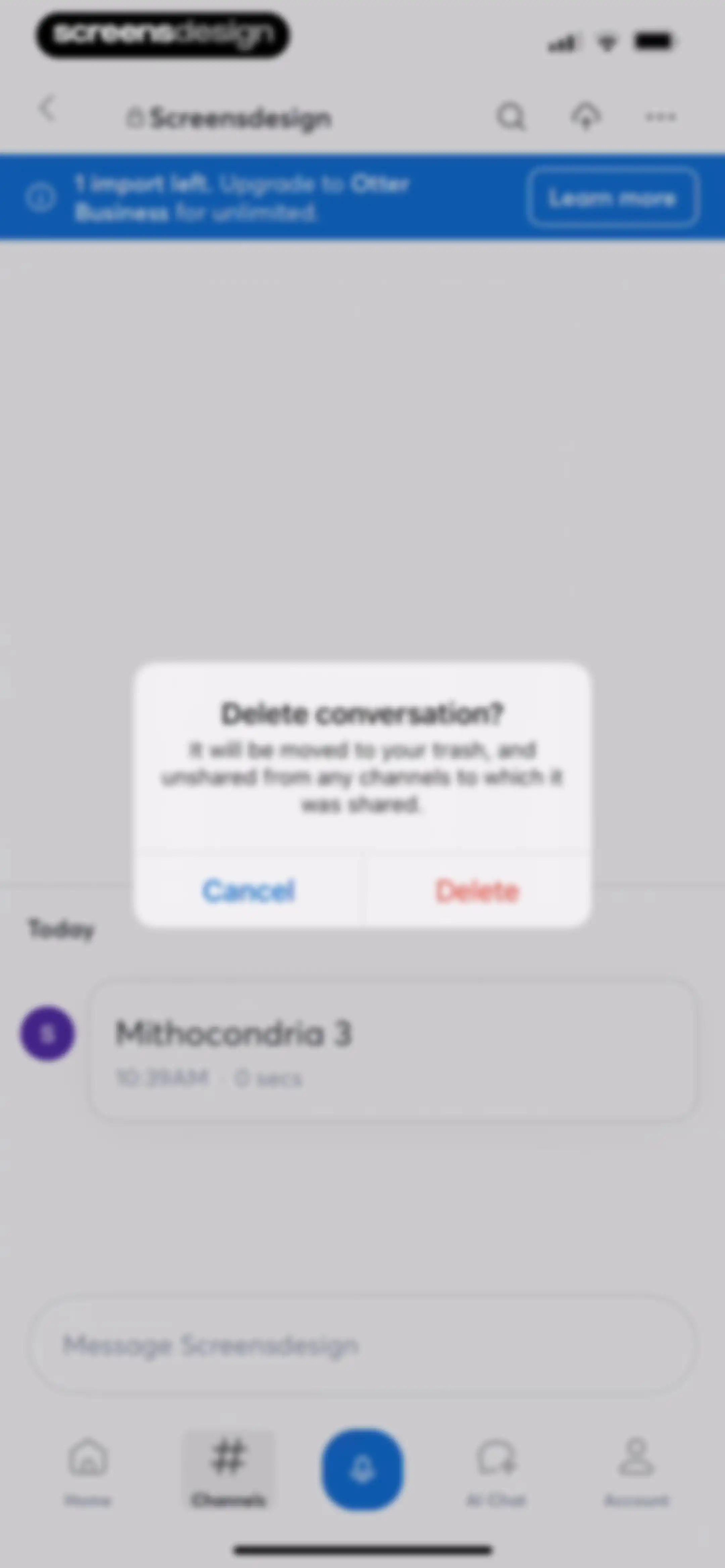 Otter Transcribe Voice Notes screen 99