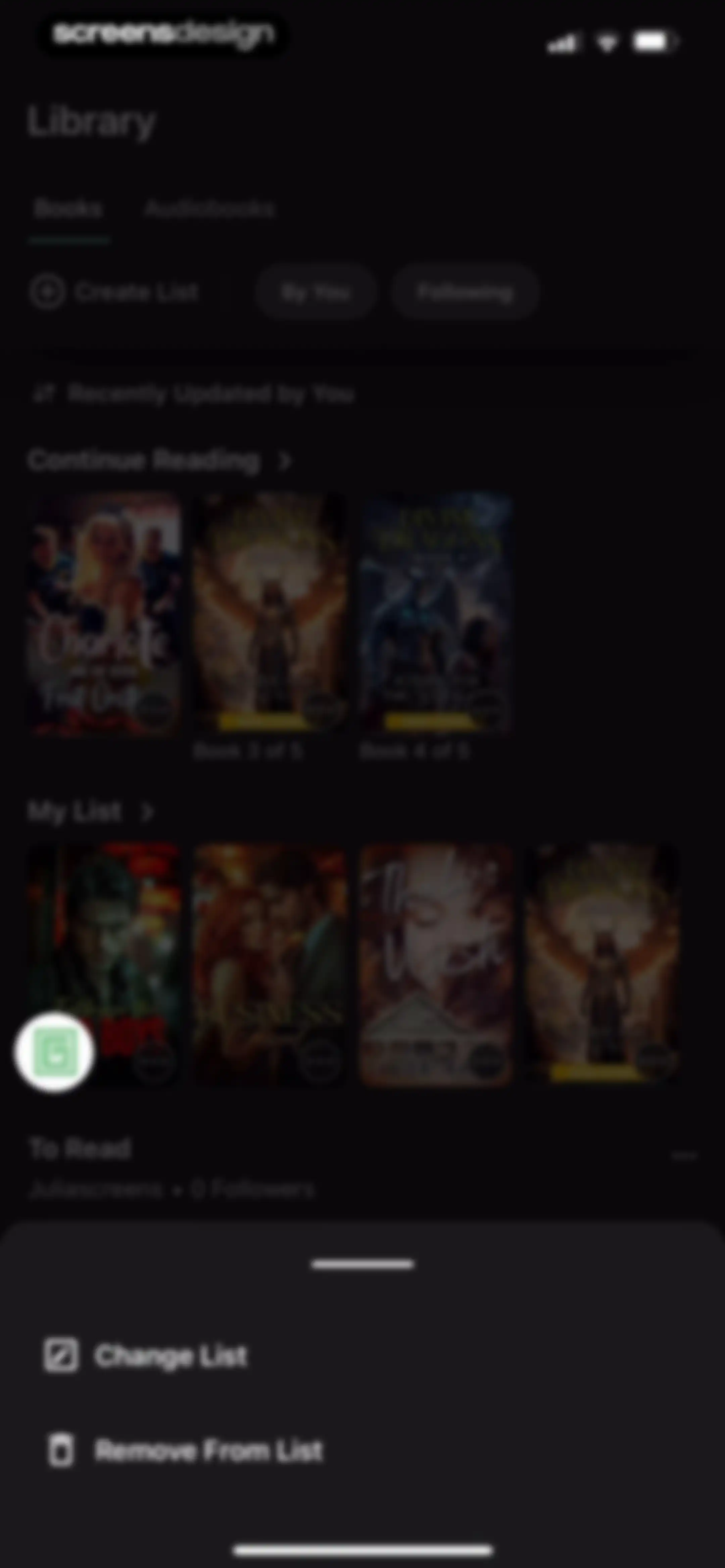 Galatea: Books & Audiobooks screen 82
