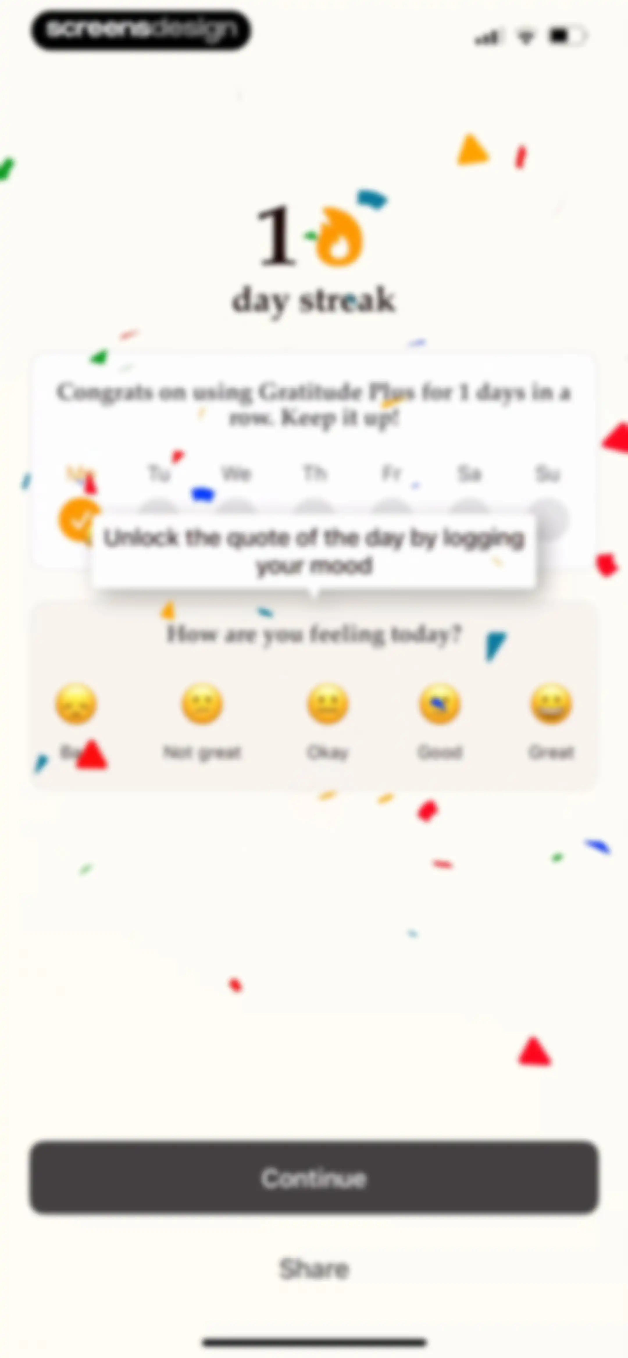 Gratitude Plus – Journal screen 72