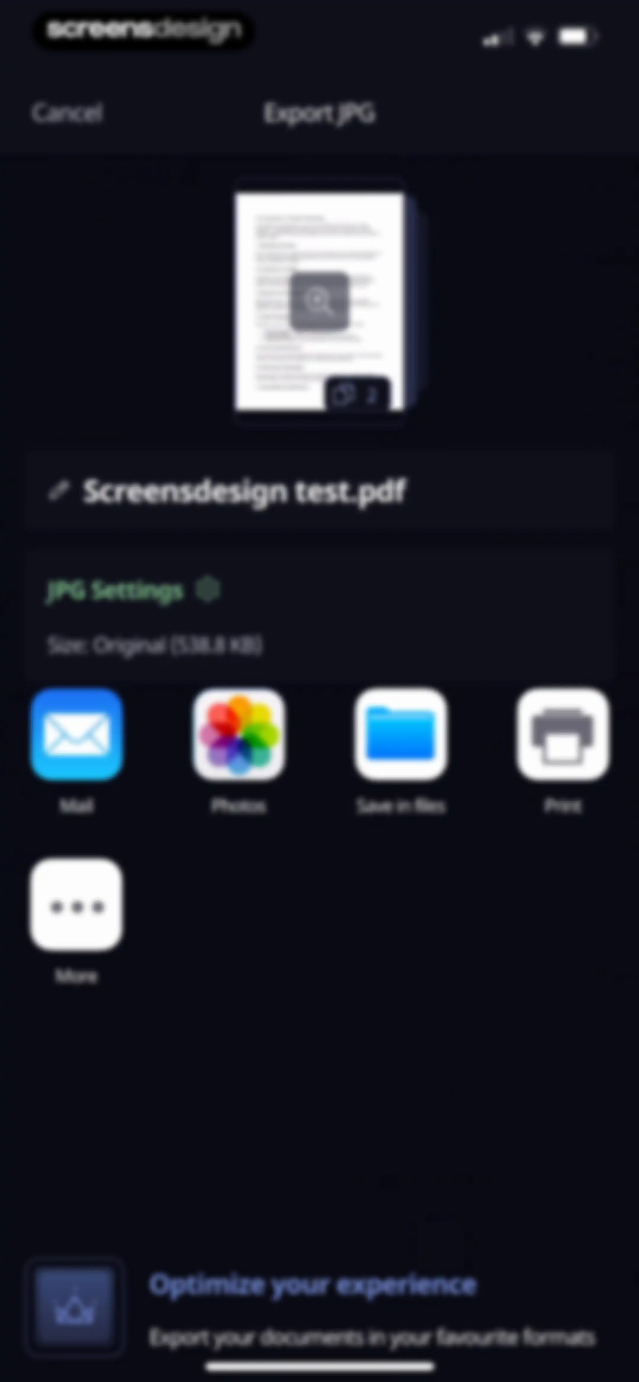 Scan to PDF－Document Scanner screen 61