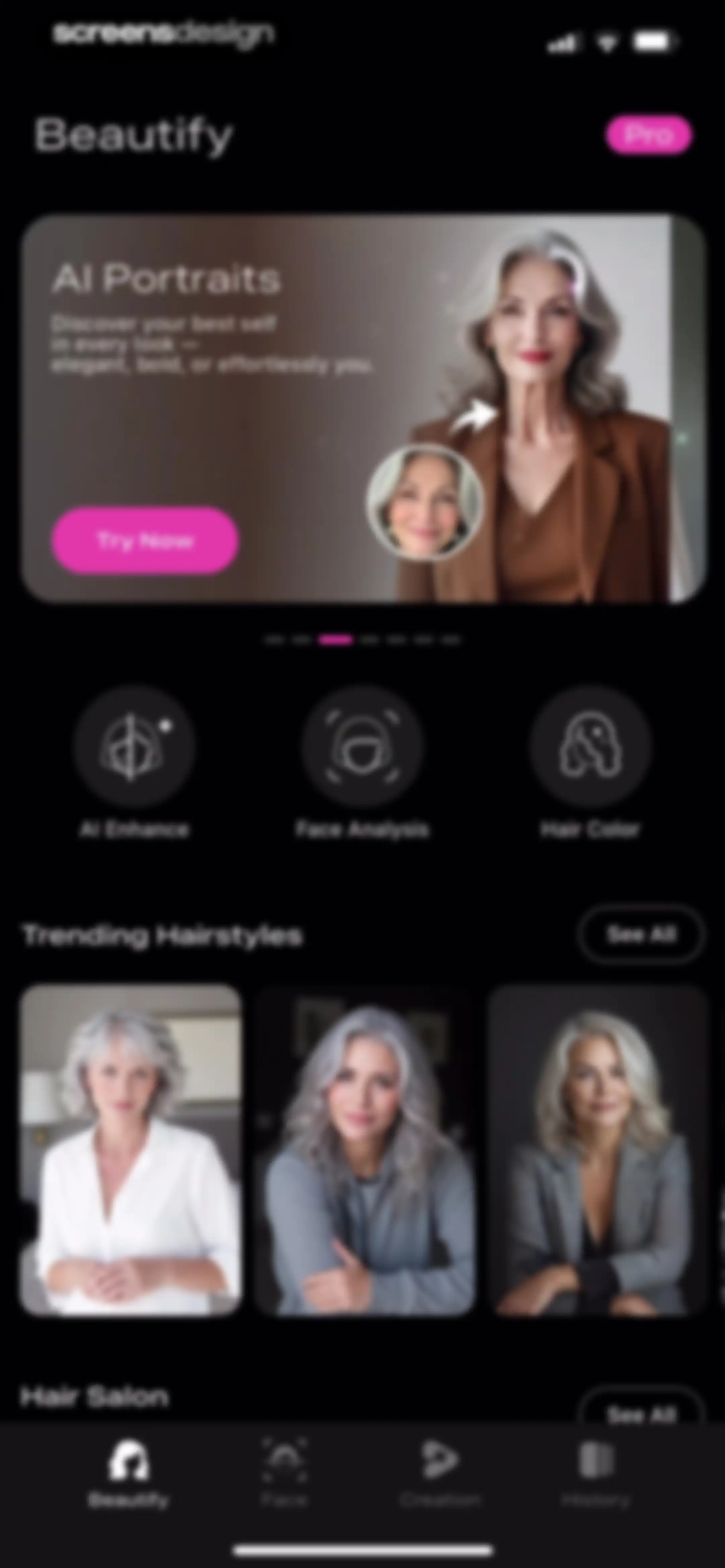 Beautify - Hairstyle Try On screen 24
