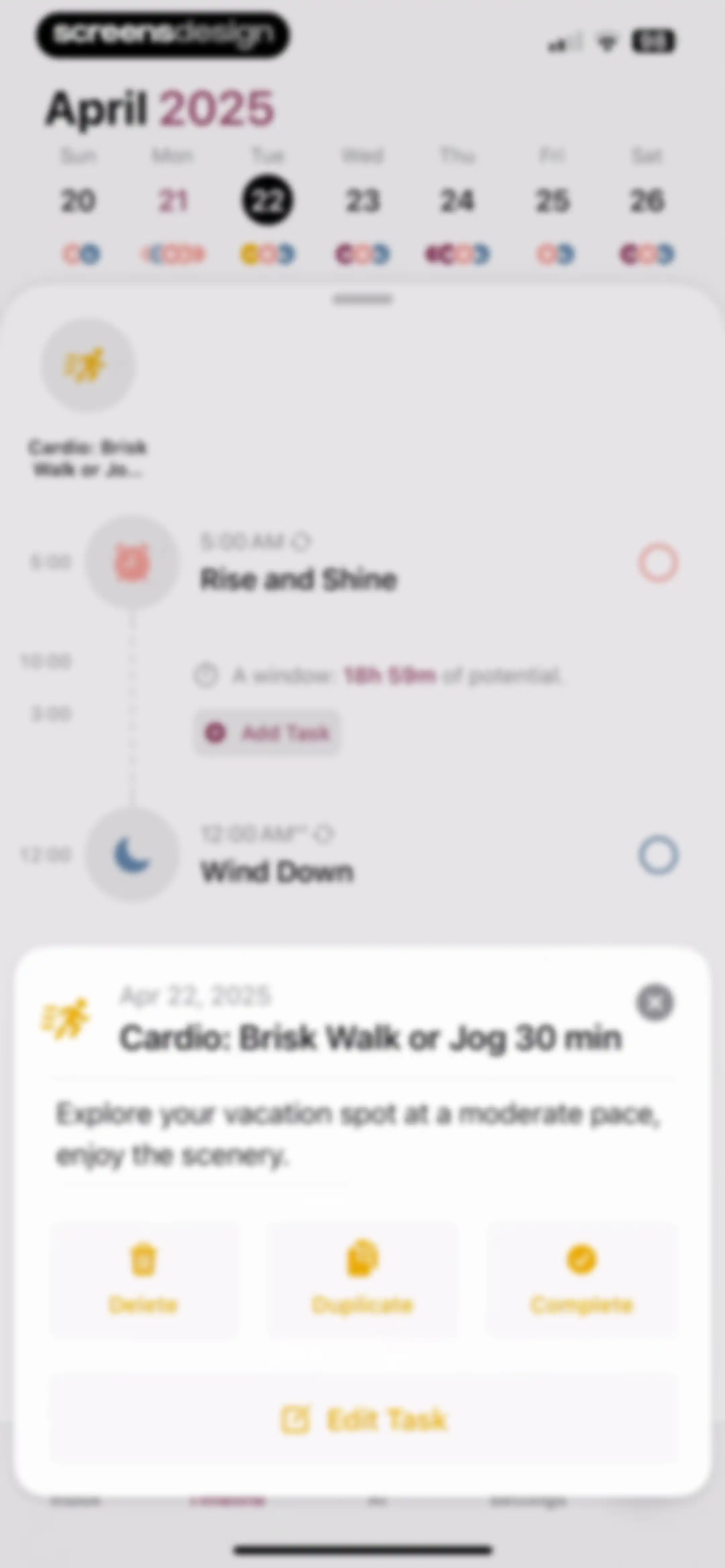 Structured: Daily Planner Todo screen 67