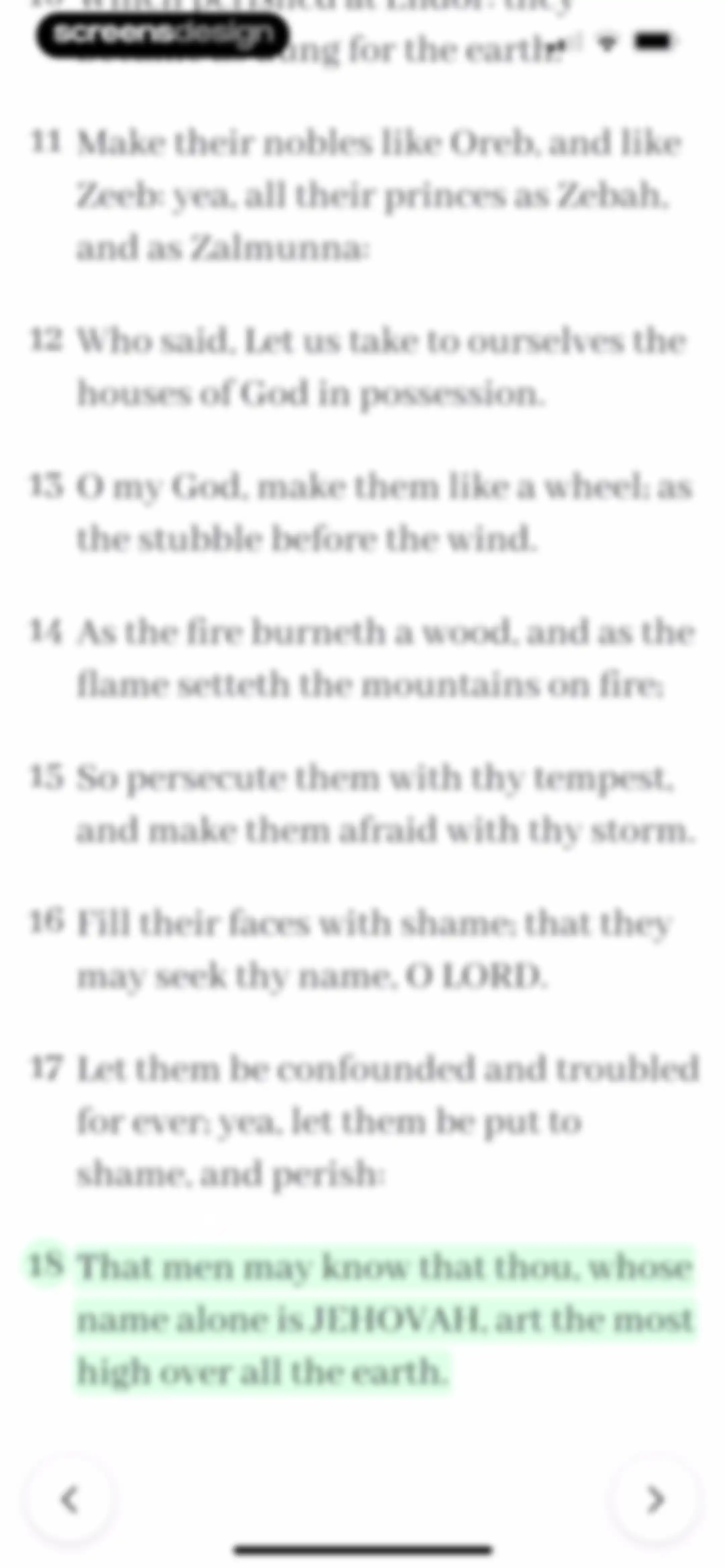 Bible Note: Sermon Notes screen 89