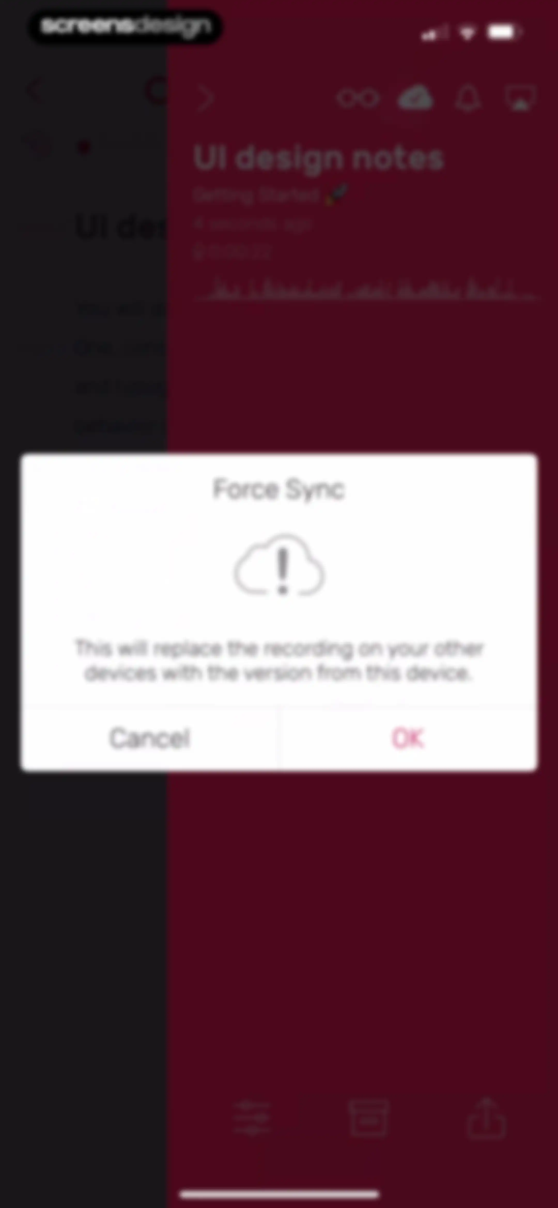 Noted: Record & AI Transcribe screen 77