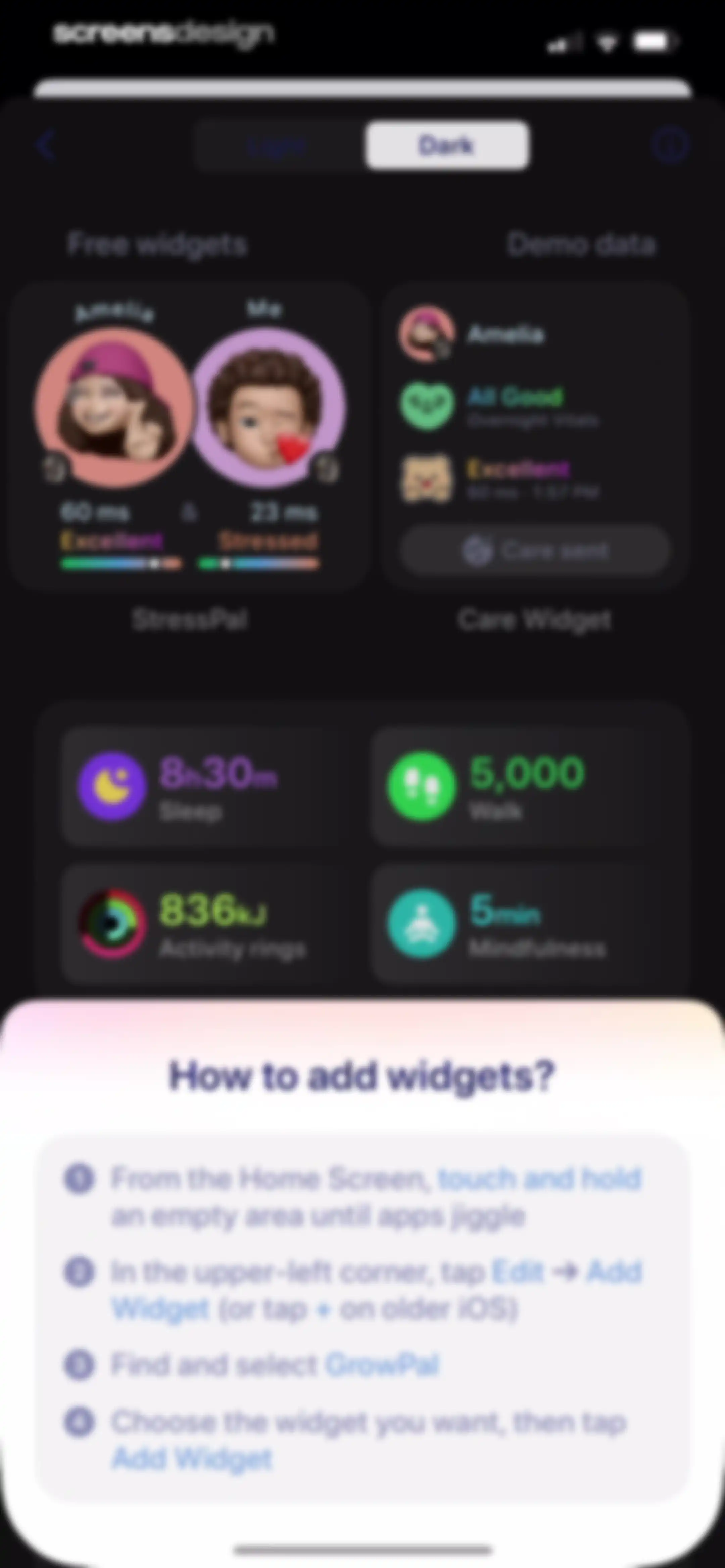 Grow: Health & Fitness screen 151