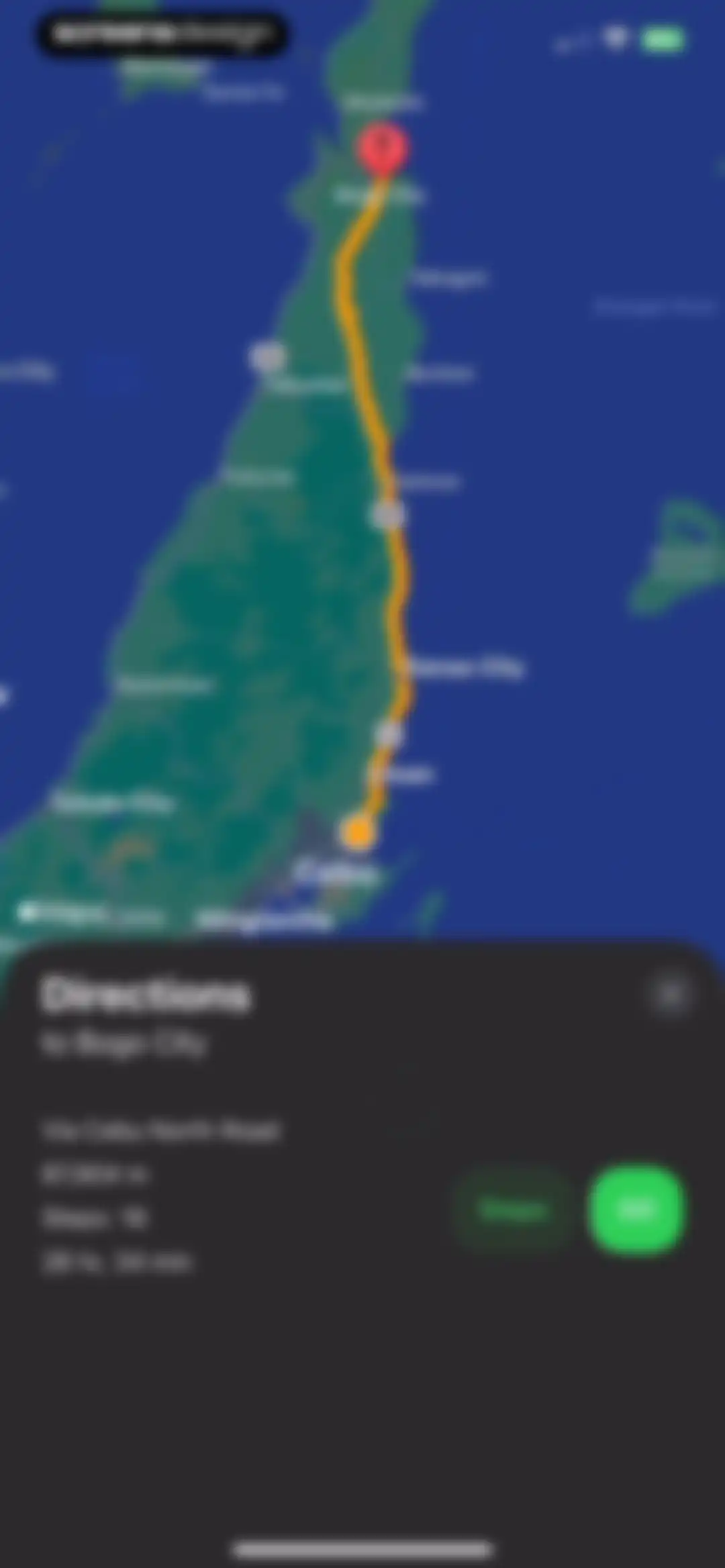 Oko - Cross streets and Maps screen 12