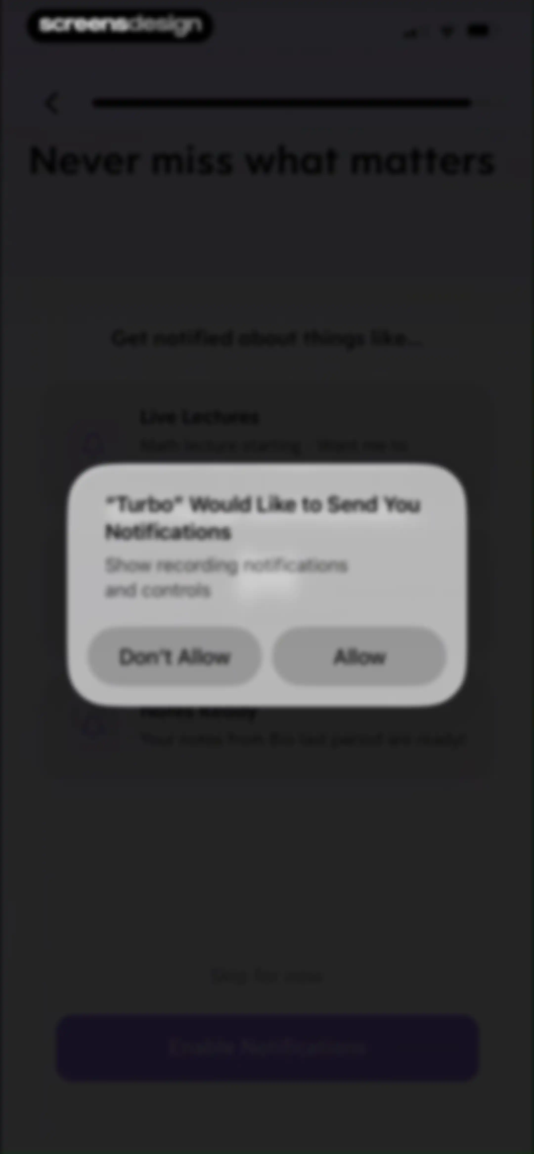 Turbo AI - Notetaker screen 14