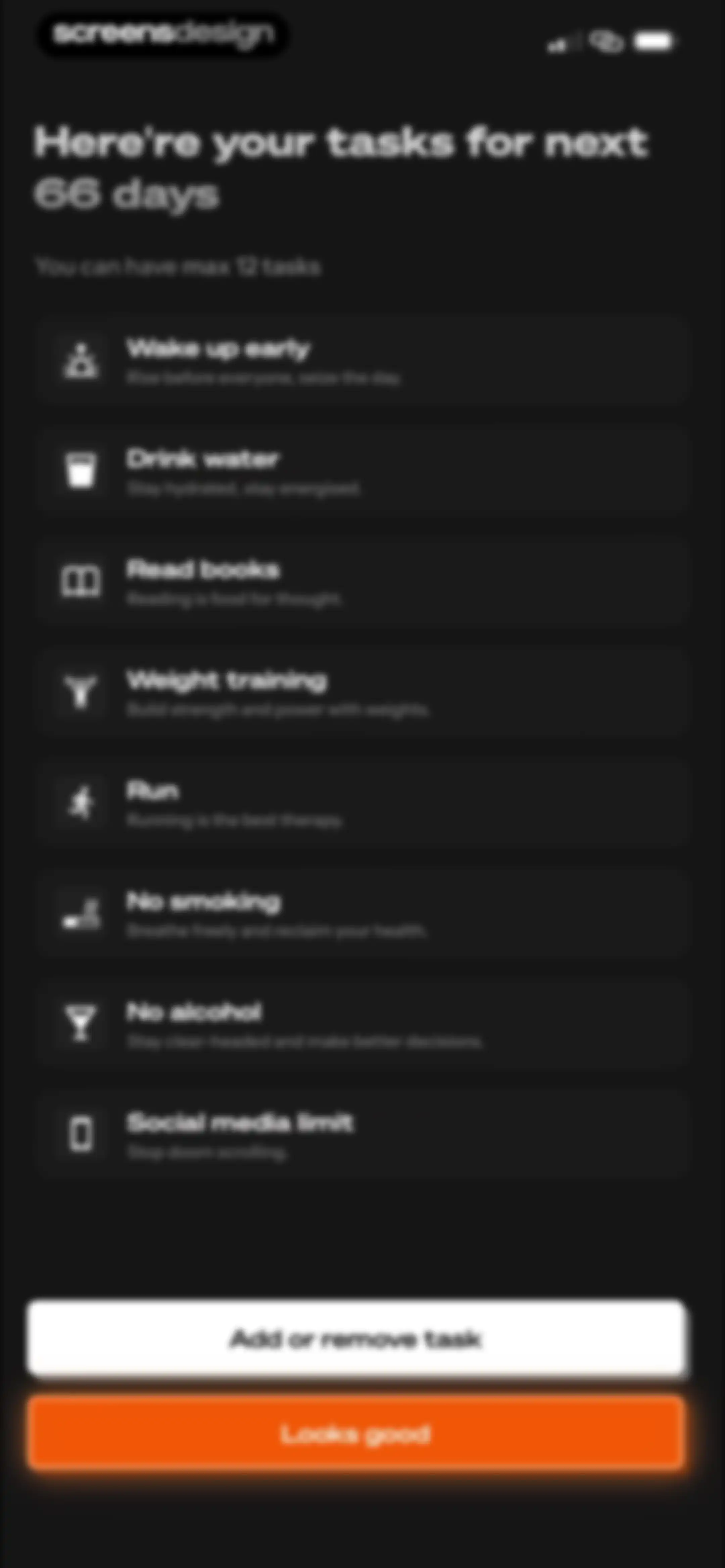 Life Reset: 66 Day Habit screen 46