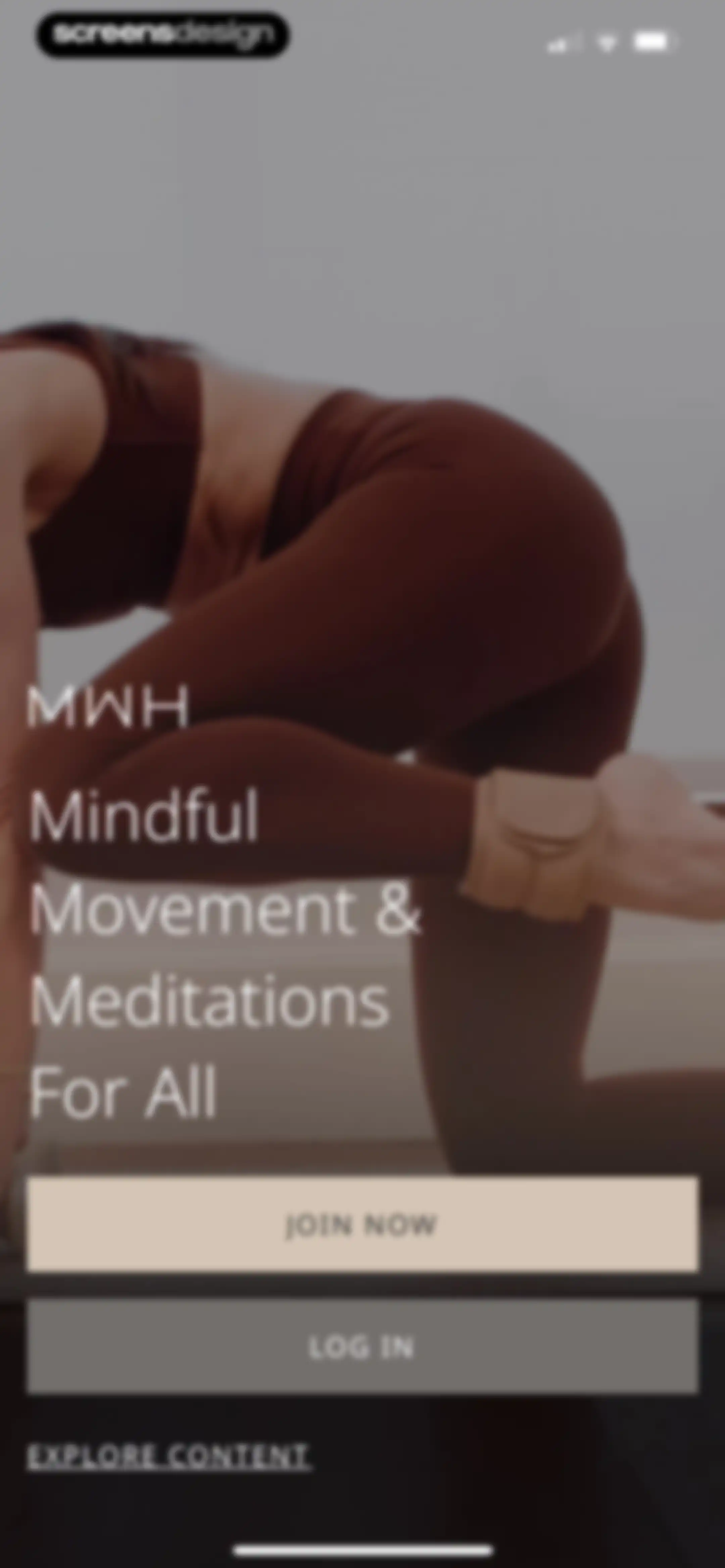 MWH: Fitness + Wellness screen 4