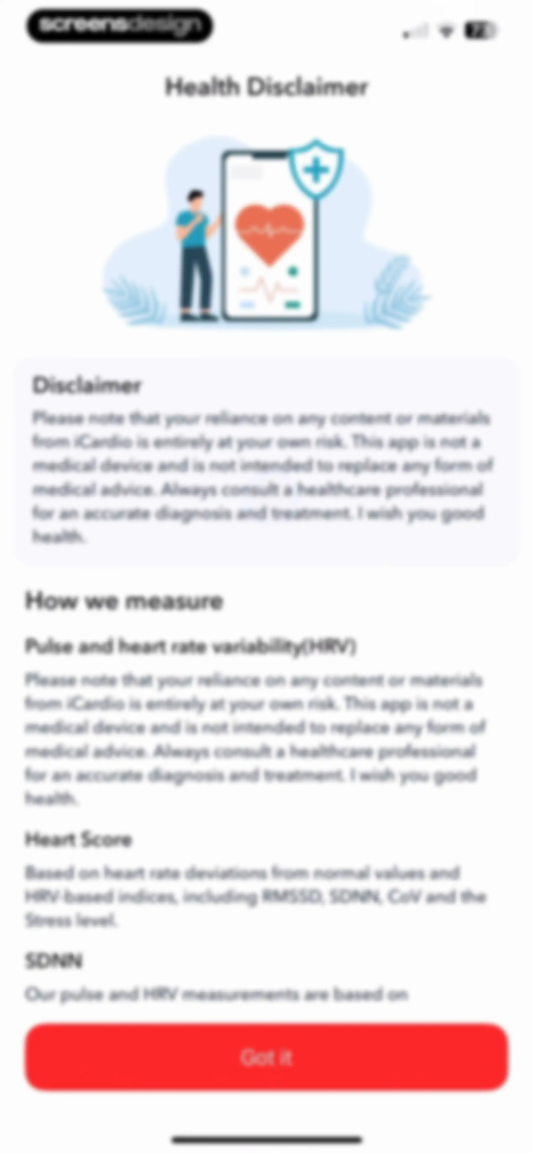 iCardio - Heart Rate Tracker screen 18