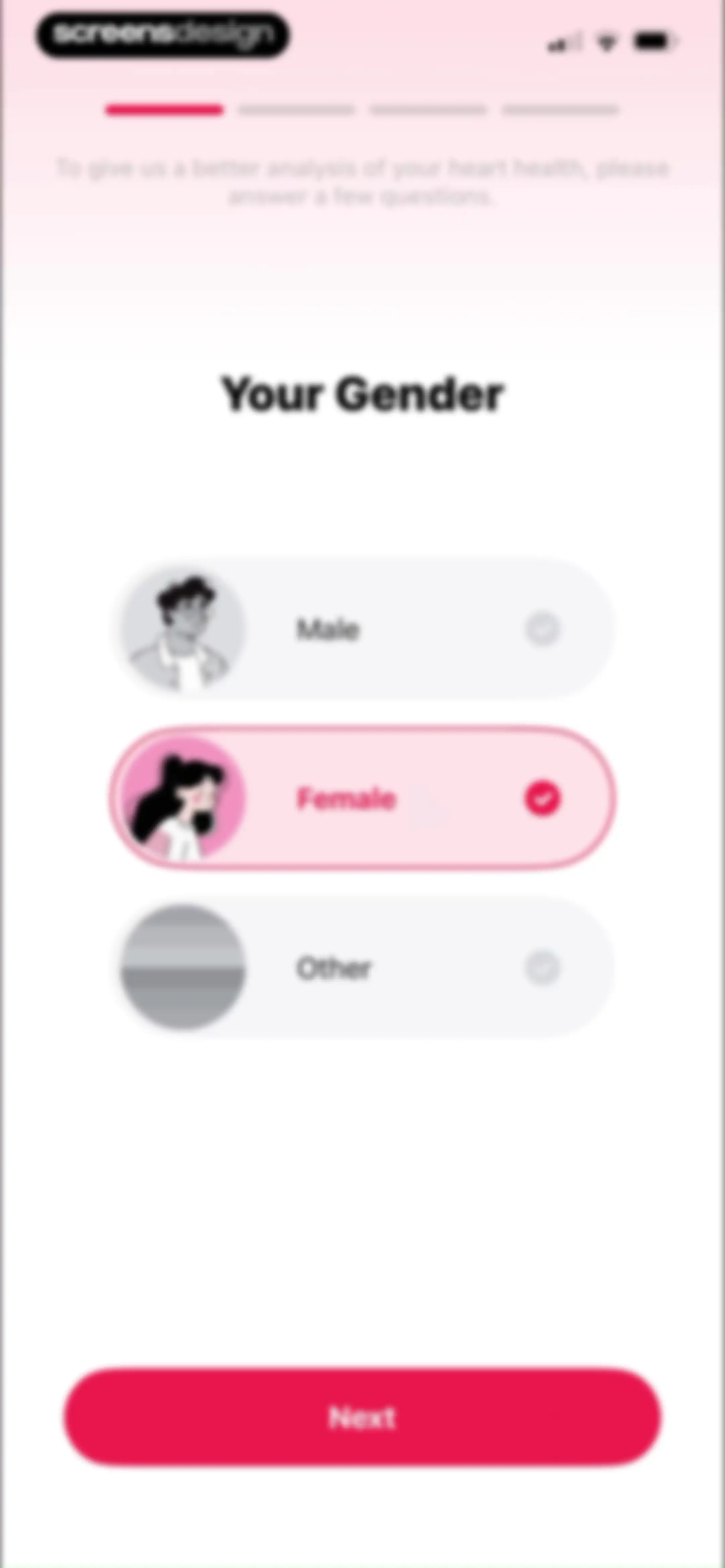 Health Tracker- HeartRate & BP screen 8