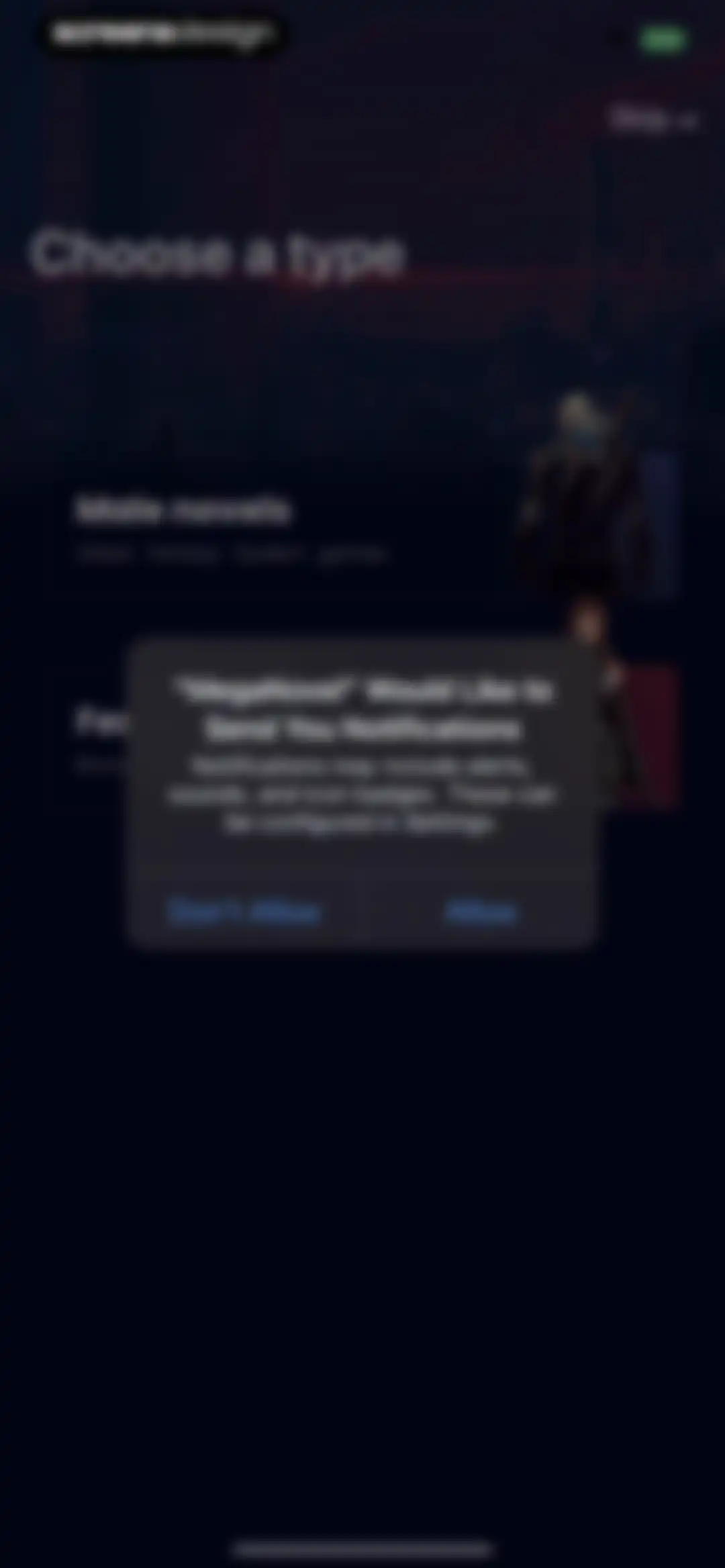 MegaNovel - fiction & webtoon screen 2