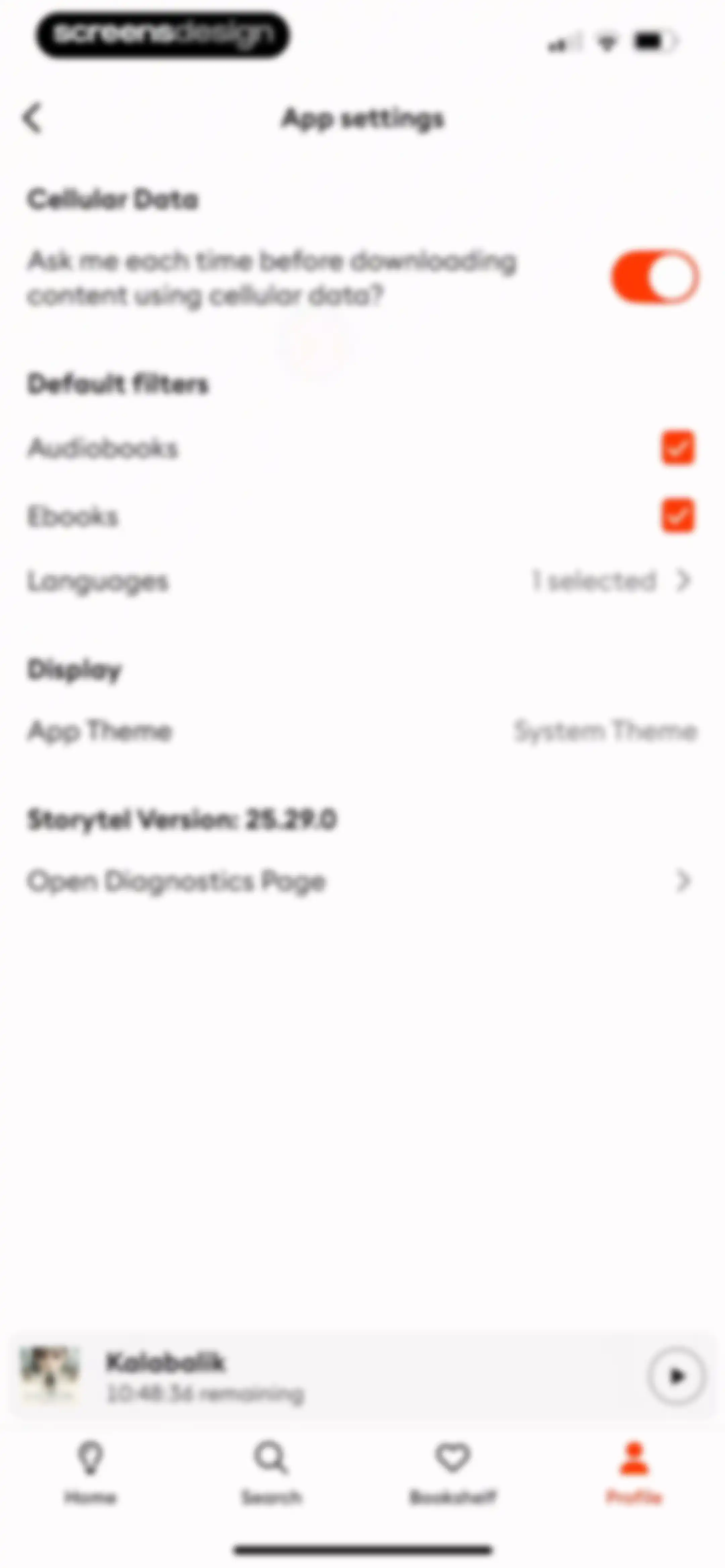 Storytel - Audiobooks Library screen 120