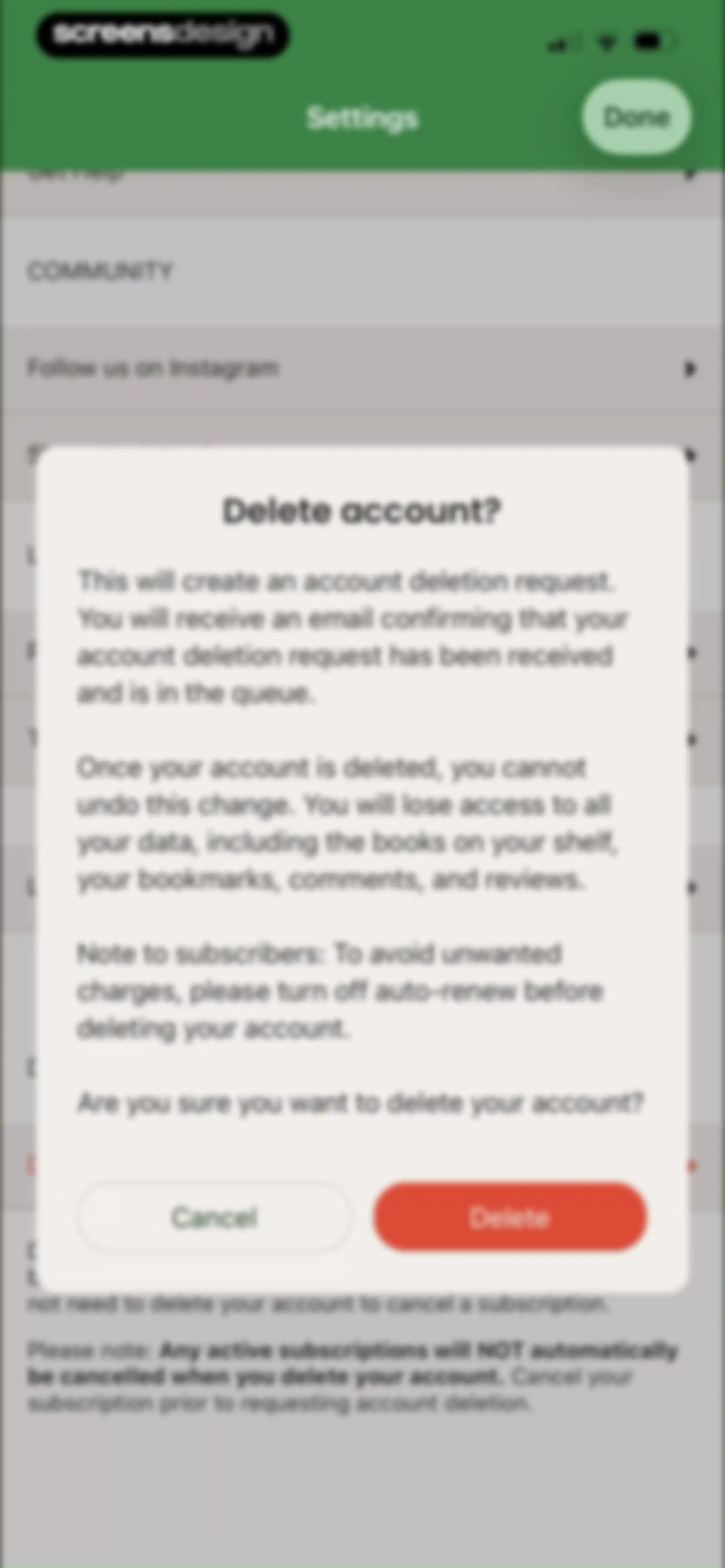 CookShelf: Search Cookbooks screen 120