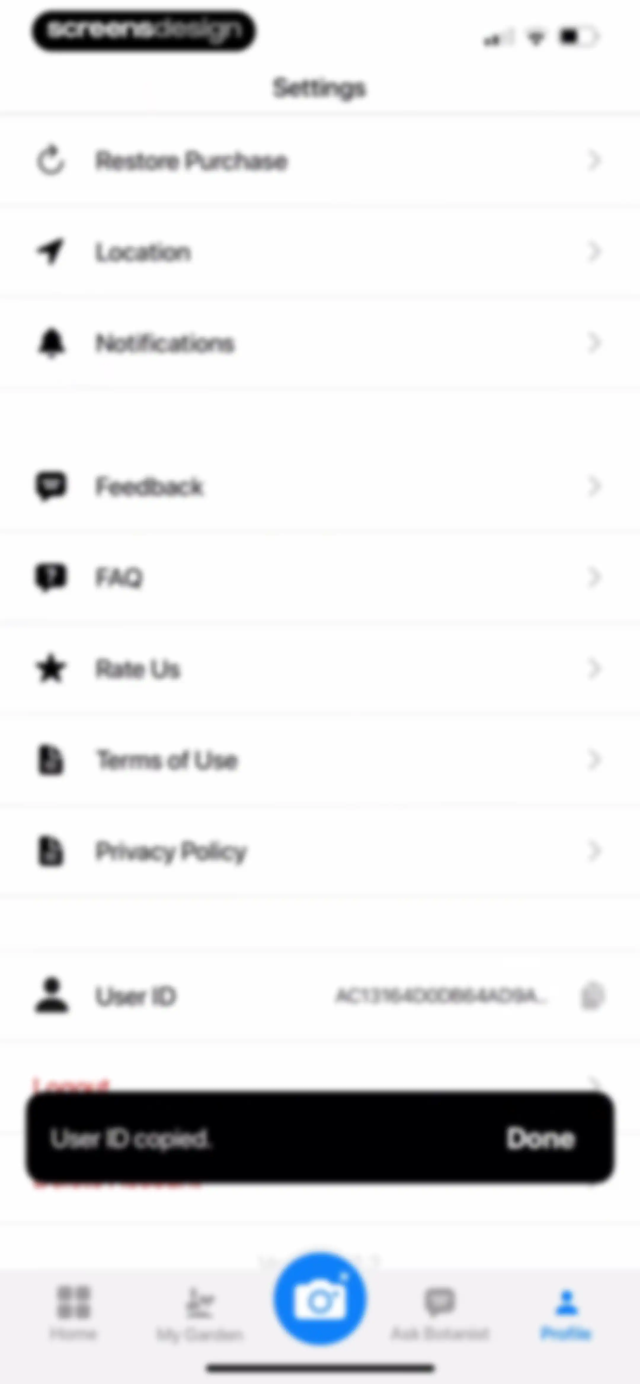 Plant App: Plant Identifier screen 179