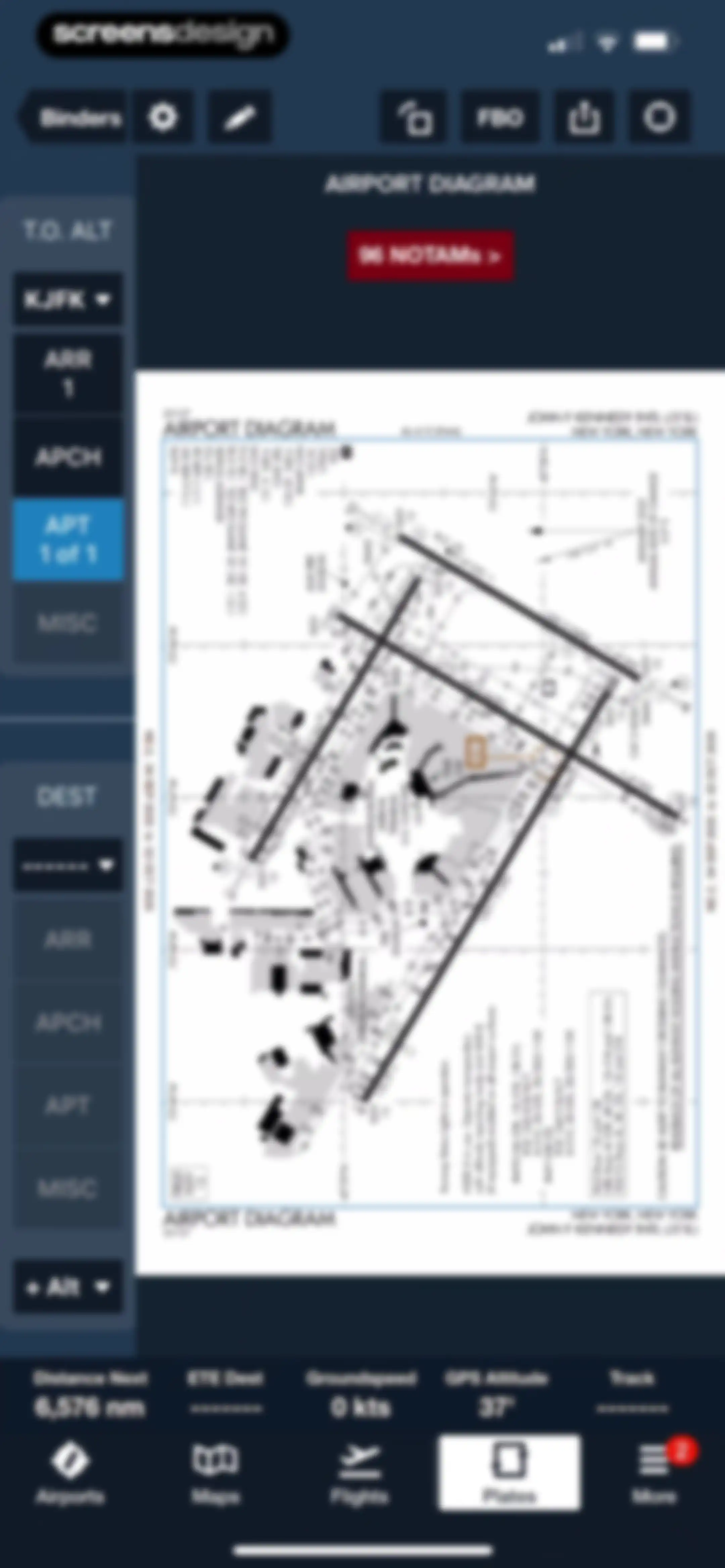 ForeFlight Mobile EFB screen 135