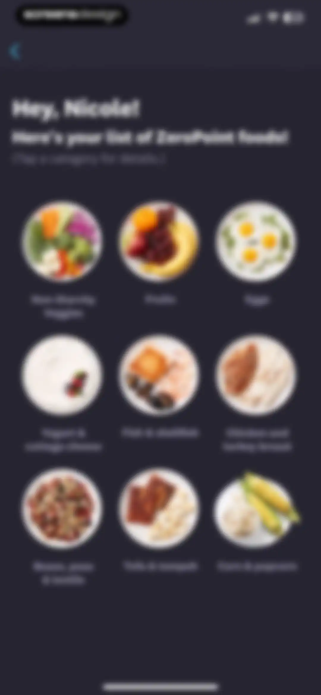 WeightWatchers Program screen 102