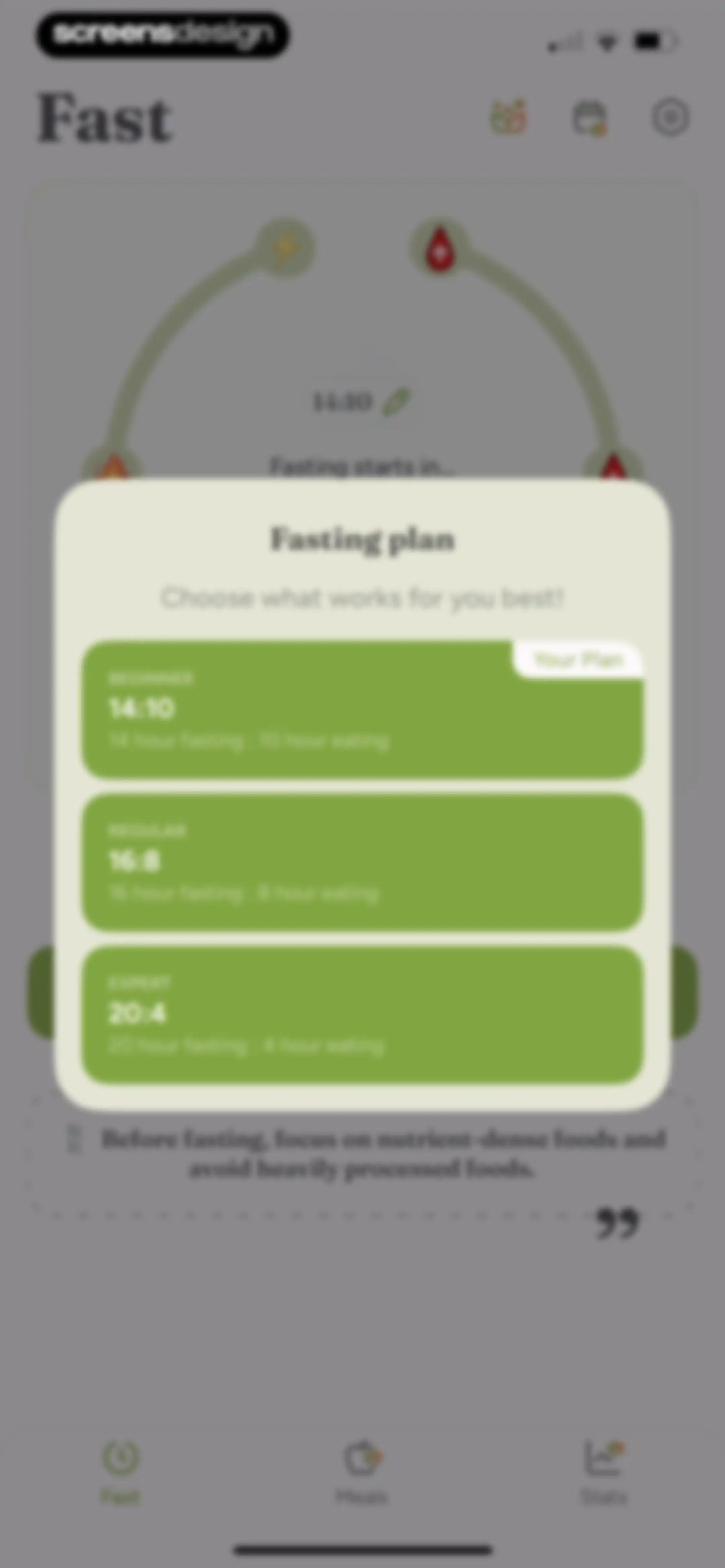 Fast & Fit: IF Fasting Counter screen 47