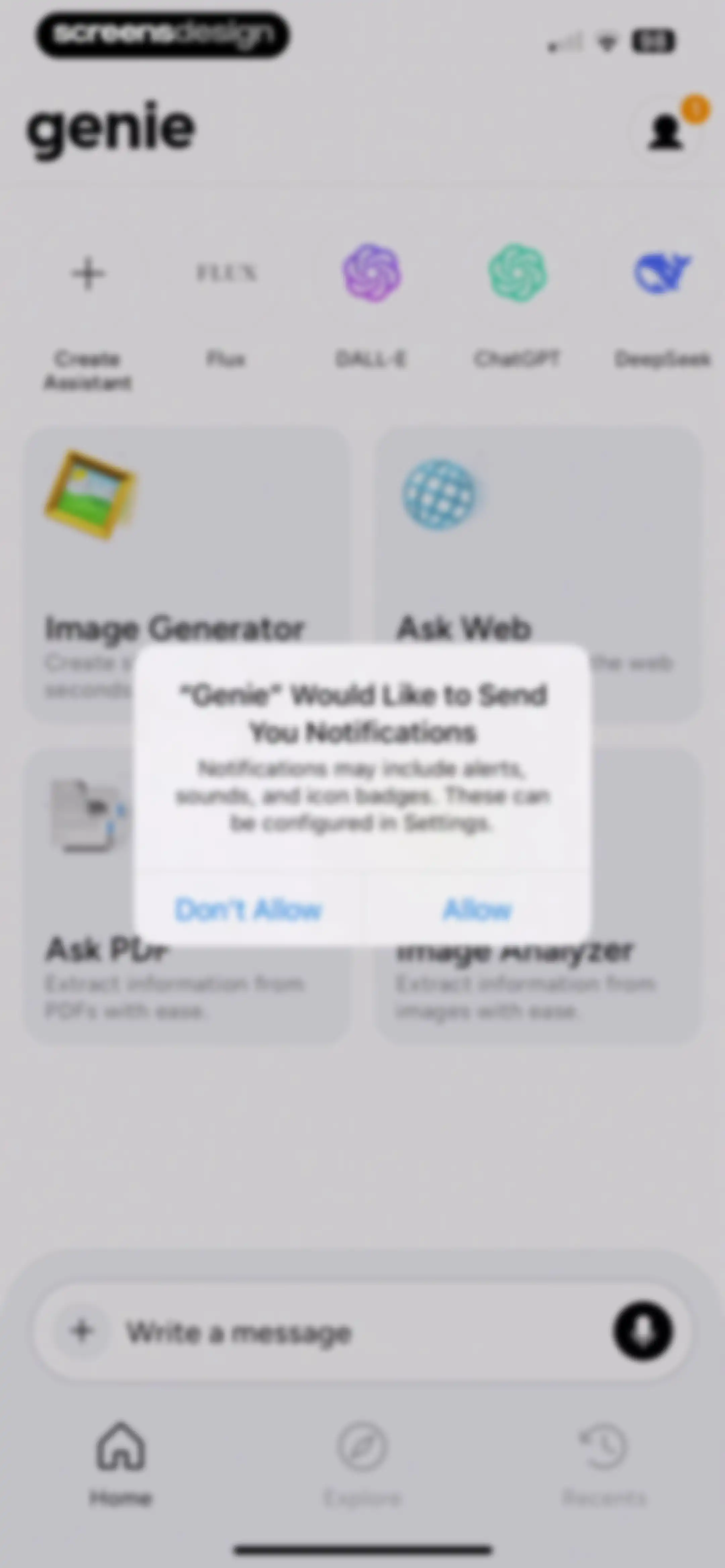 Chatbot AI Assistant - Genie screen 10
