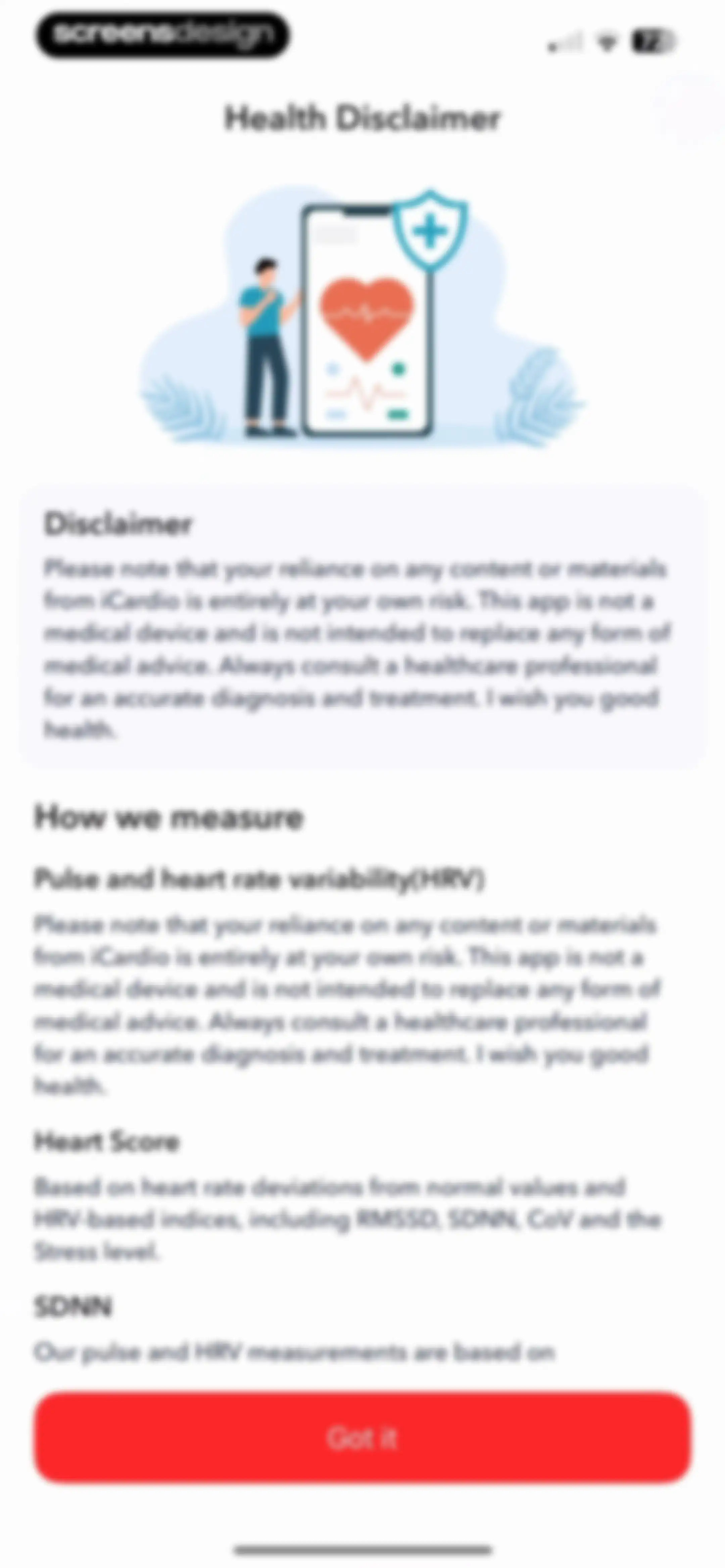 iCardio - Heart Rate Tracker screen 39