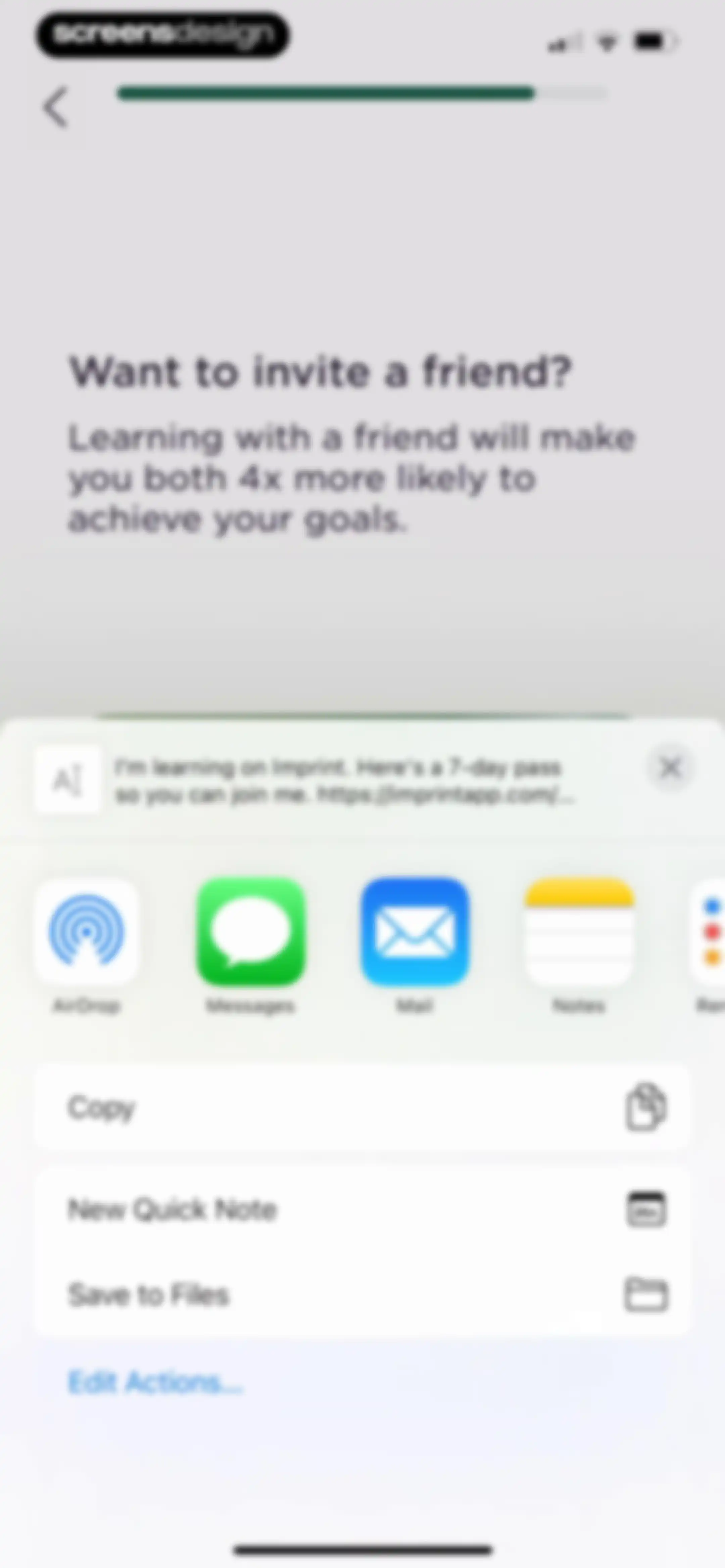 Imprint: Visual Micro Learning screen 22