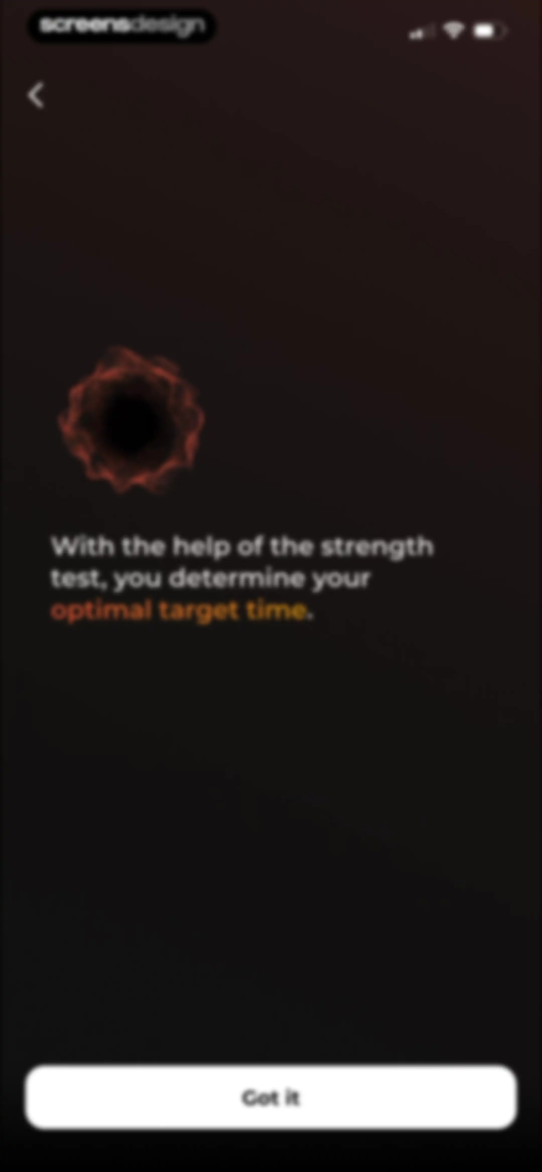 MCI - Personal Training AI screen 106