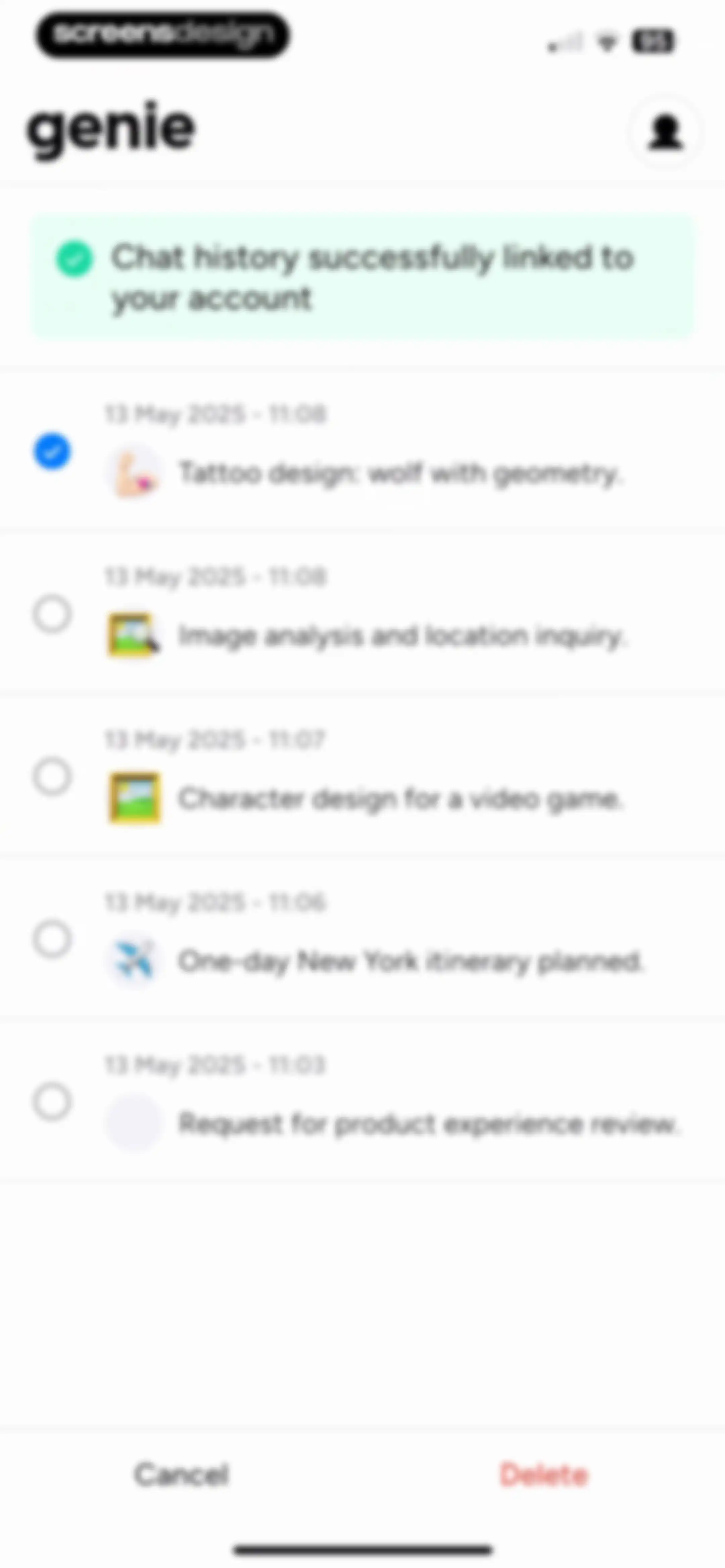 Chatbot AI Assistant - Genie screen 54