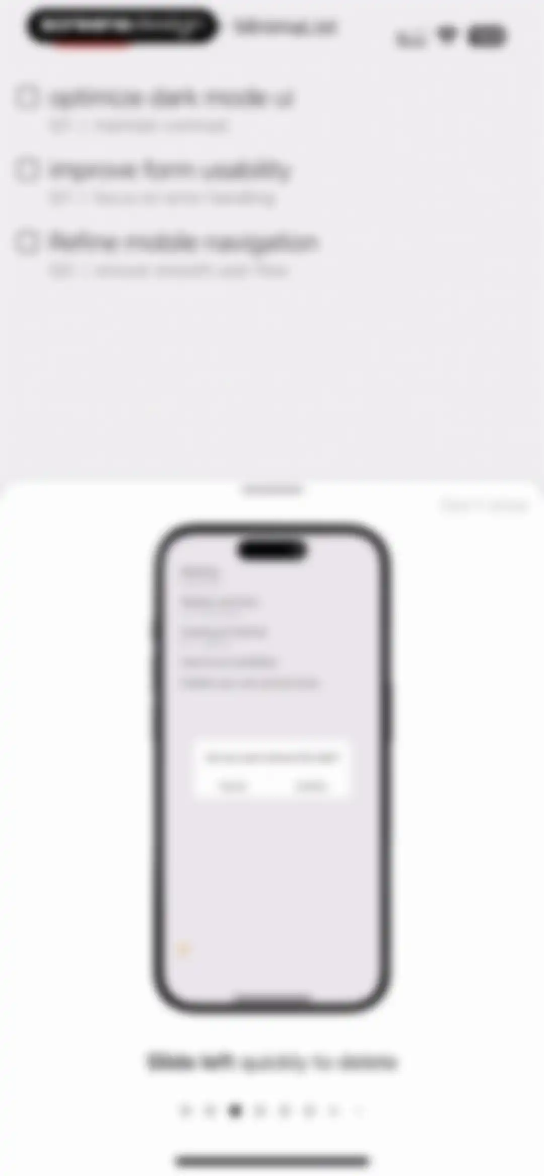 To Do List MinimaList & Widget screen 13