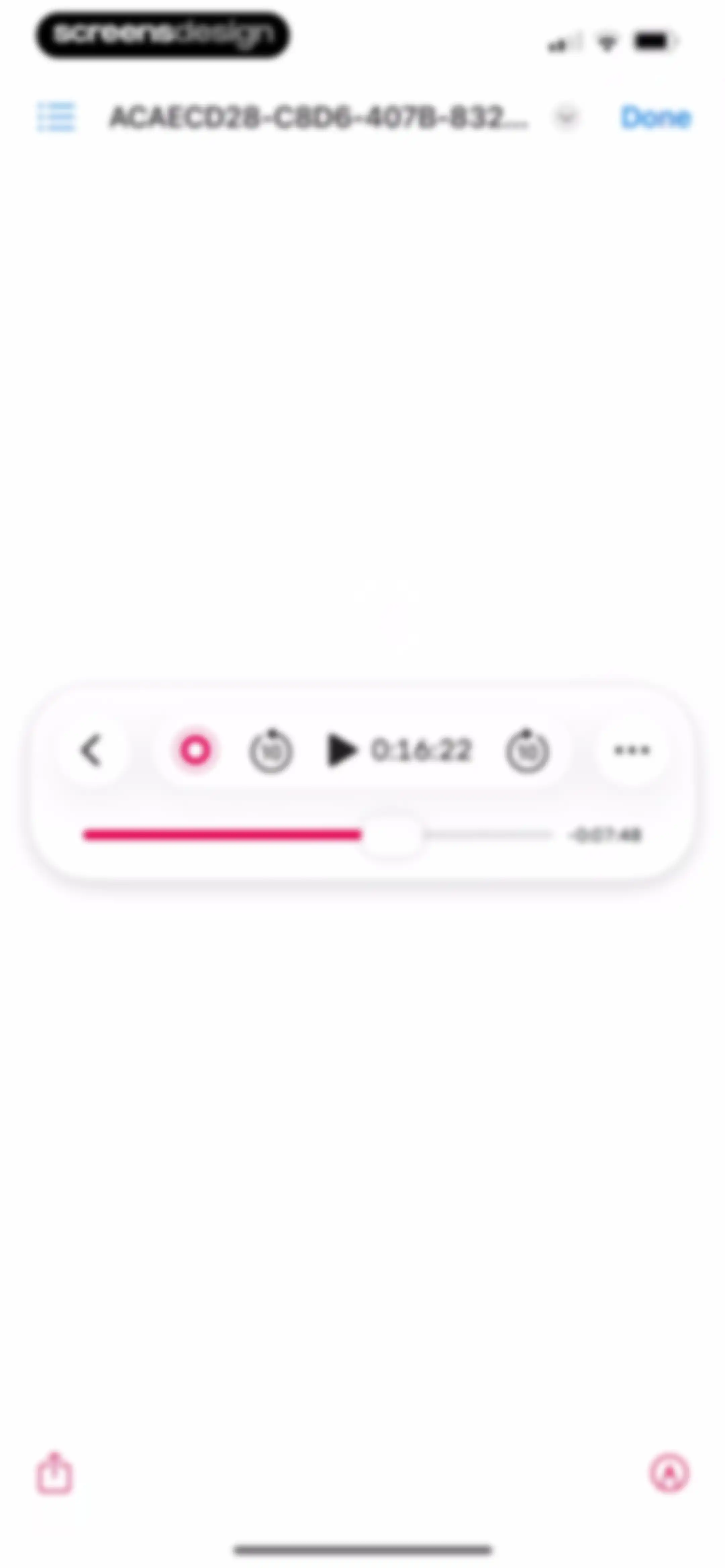 Noted: Record & AI Transcribe screen 55