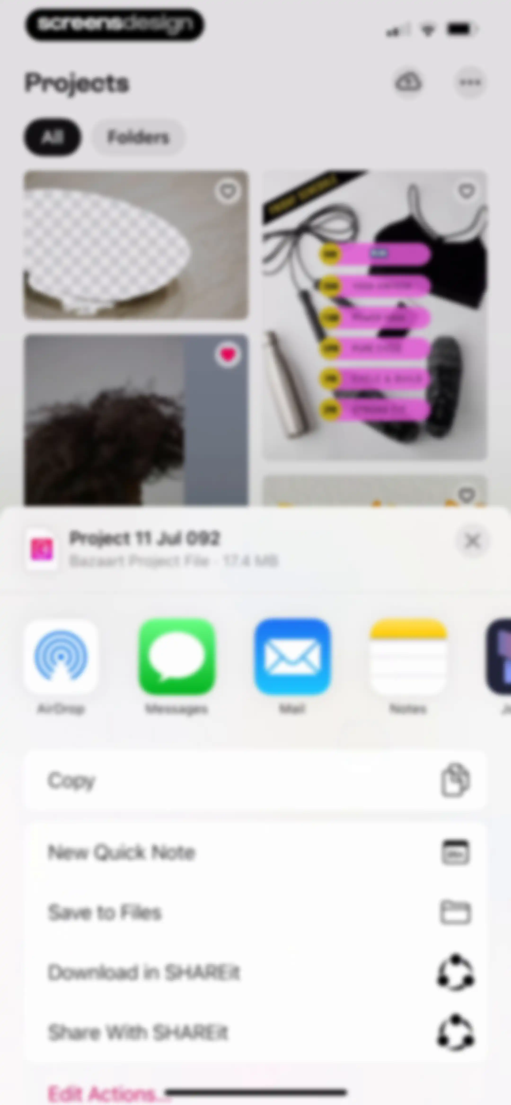Bazaart AI Photo Editor Design screen 188