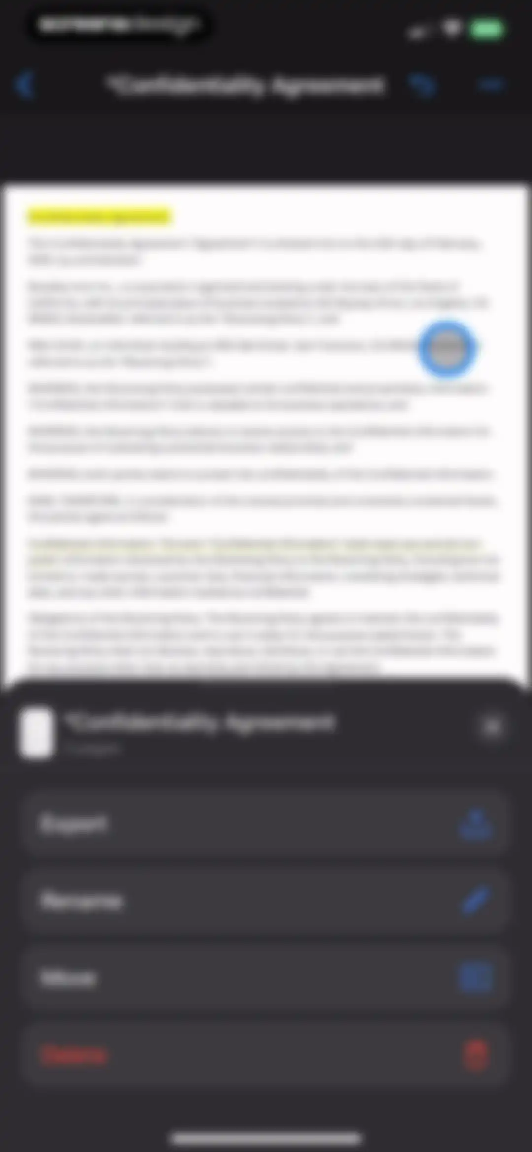 xScan : Document Scanner App screen 14