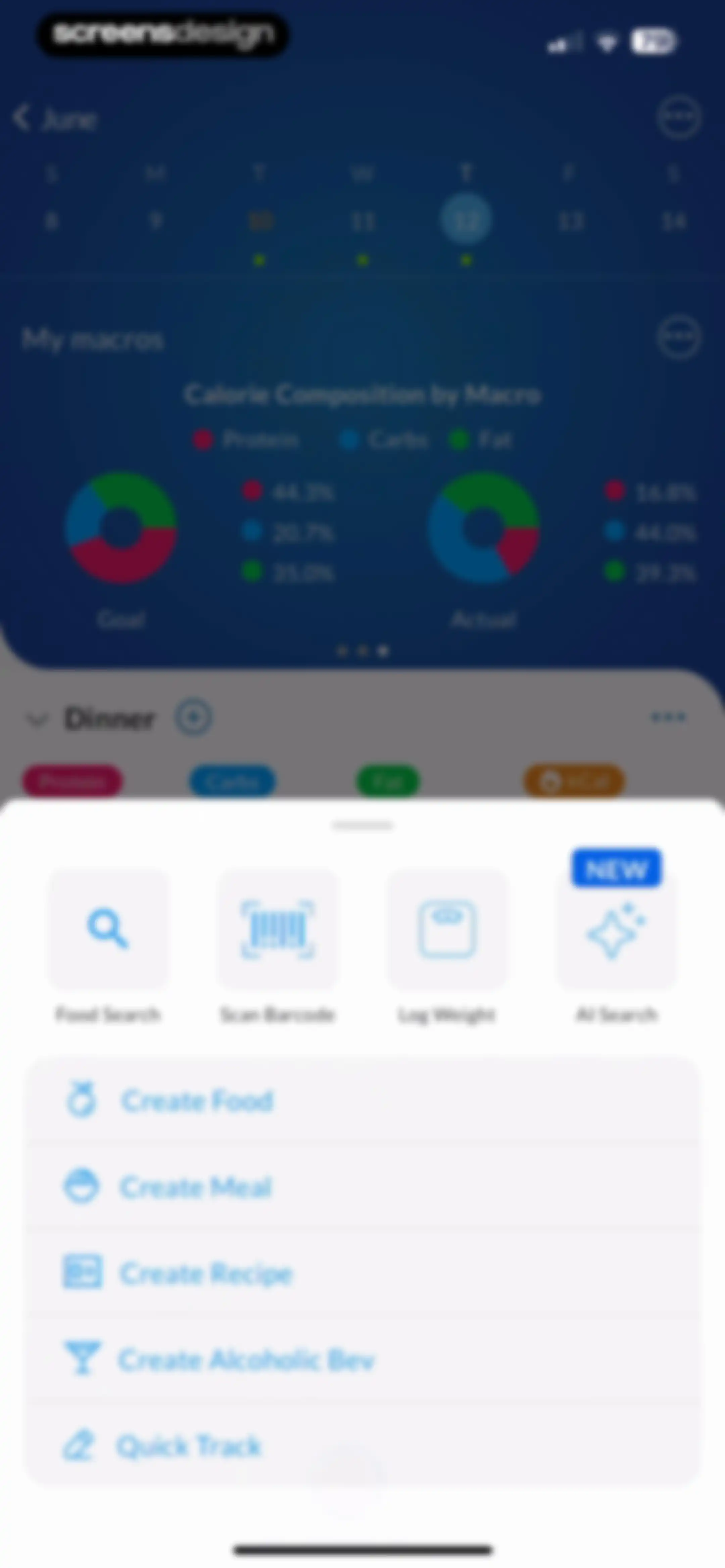 MacrosFirst - Macro Tracker screen 113