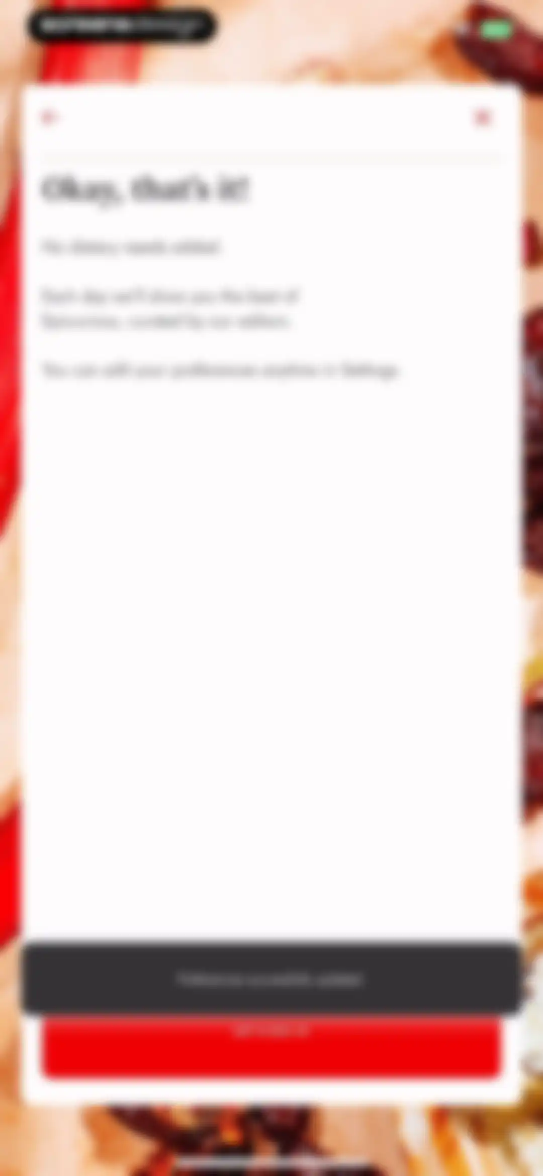 Epicurious screen 12