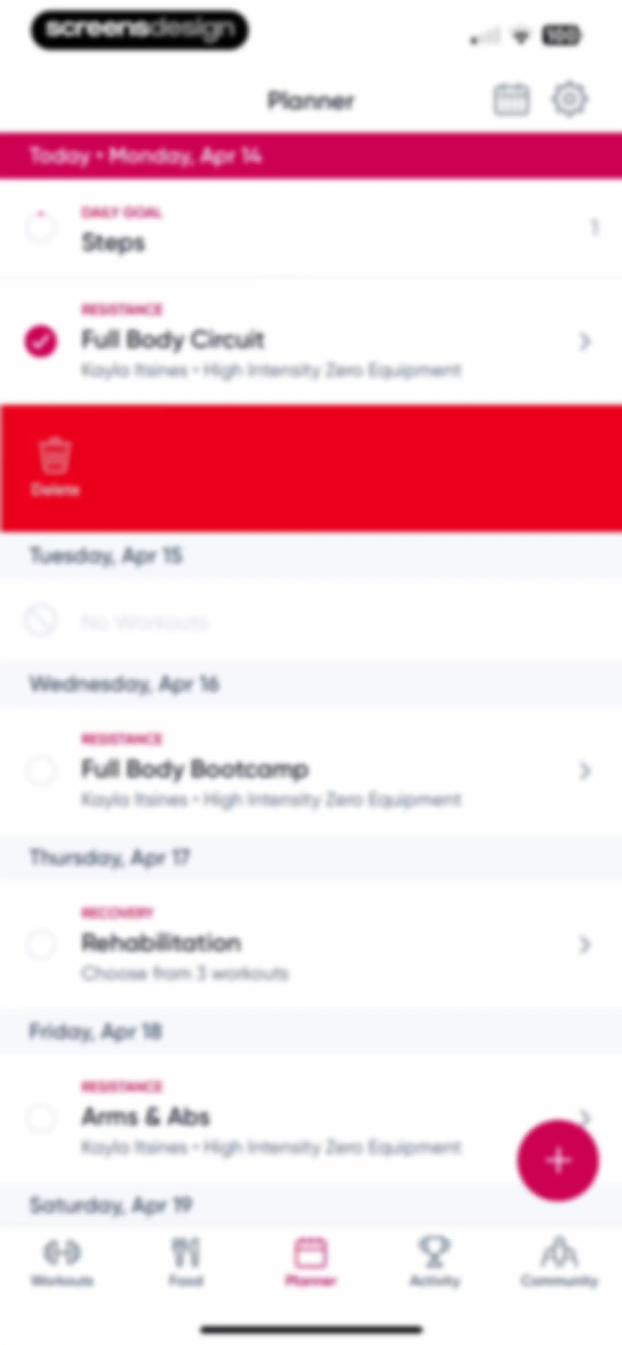 Sweat: Fitness App For Women screen 125