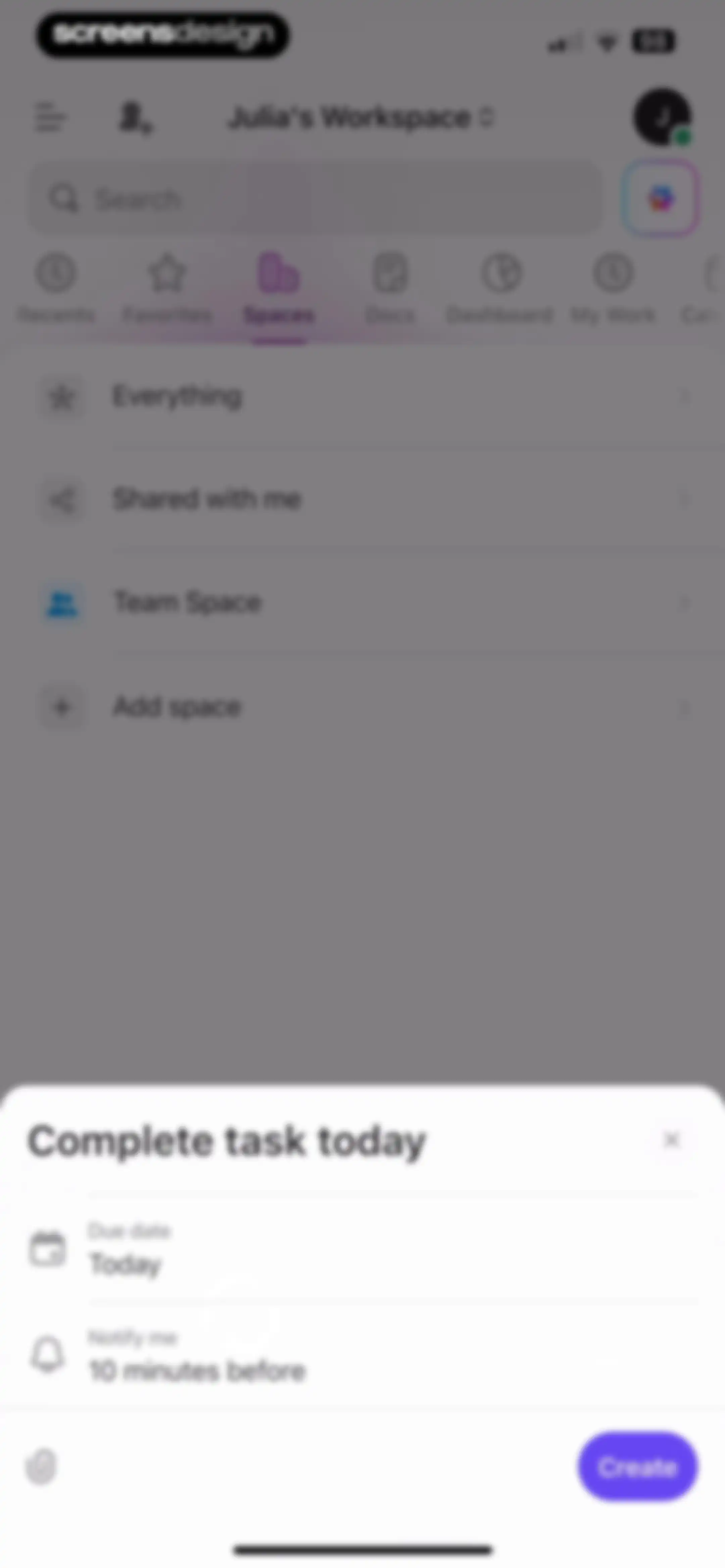 ClickUp: Tasks, Chat, Docs, AI screen 150
